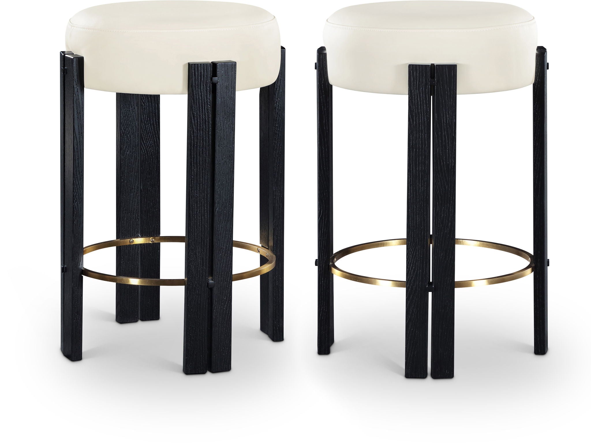 Harrison - Counter Stool With Black Legs