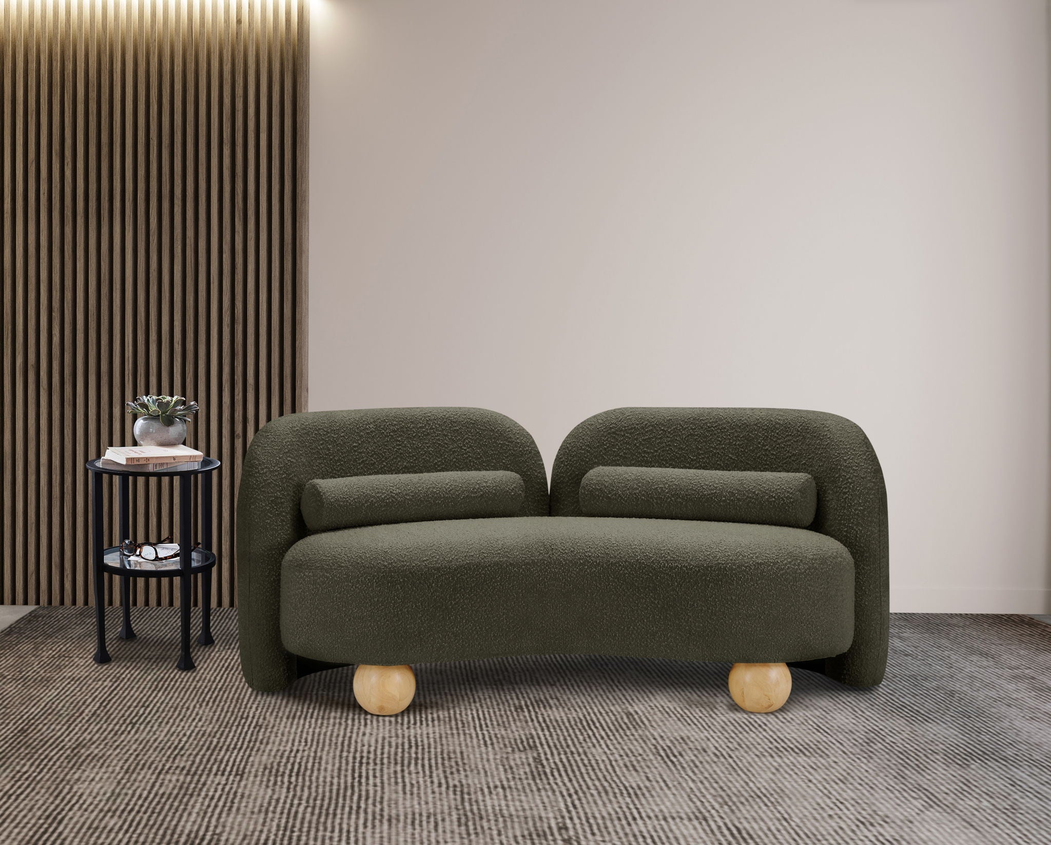 Daphne - Boucle Loveseat