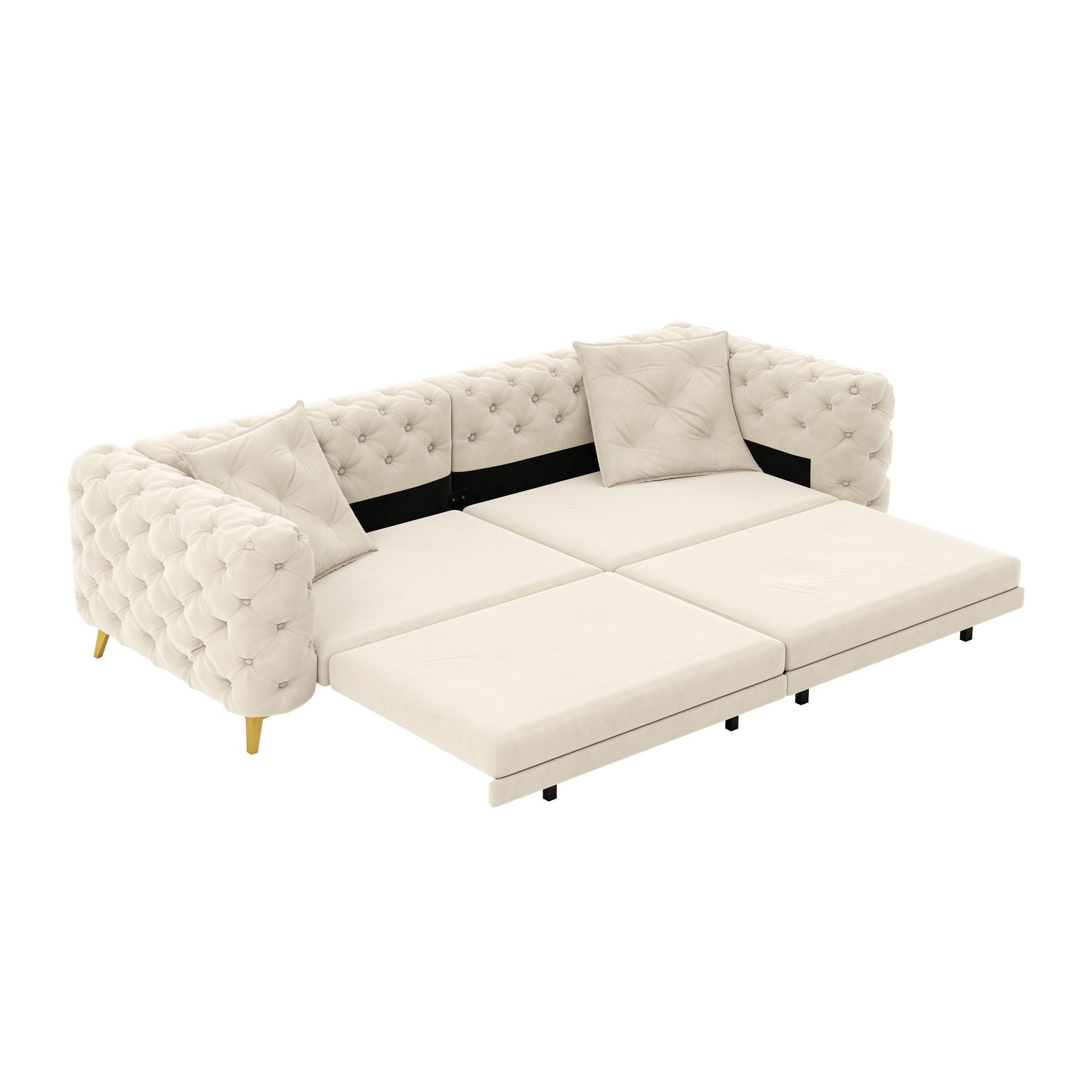 3-In-1 Convertible Sleeper Sofa