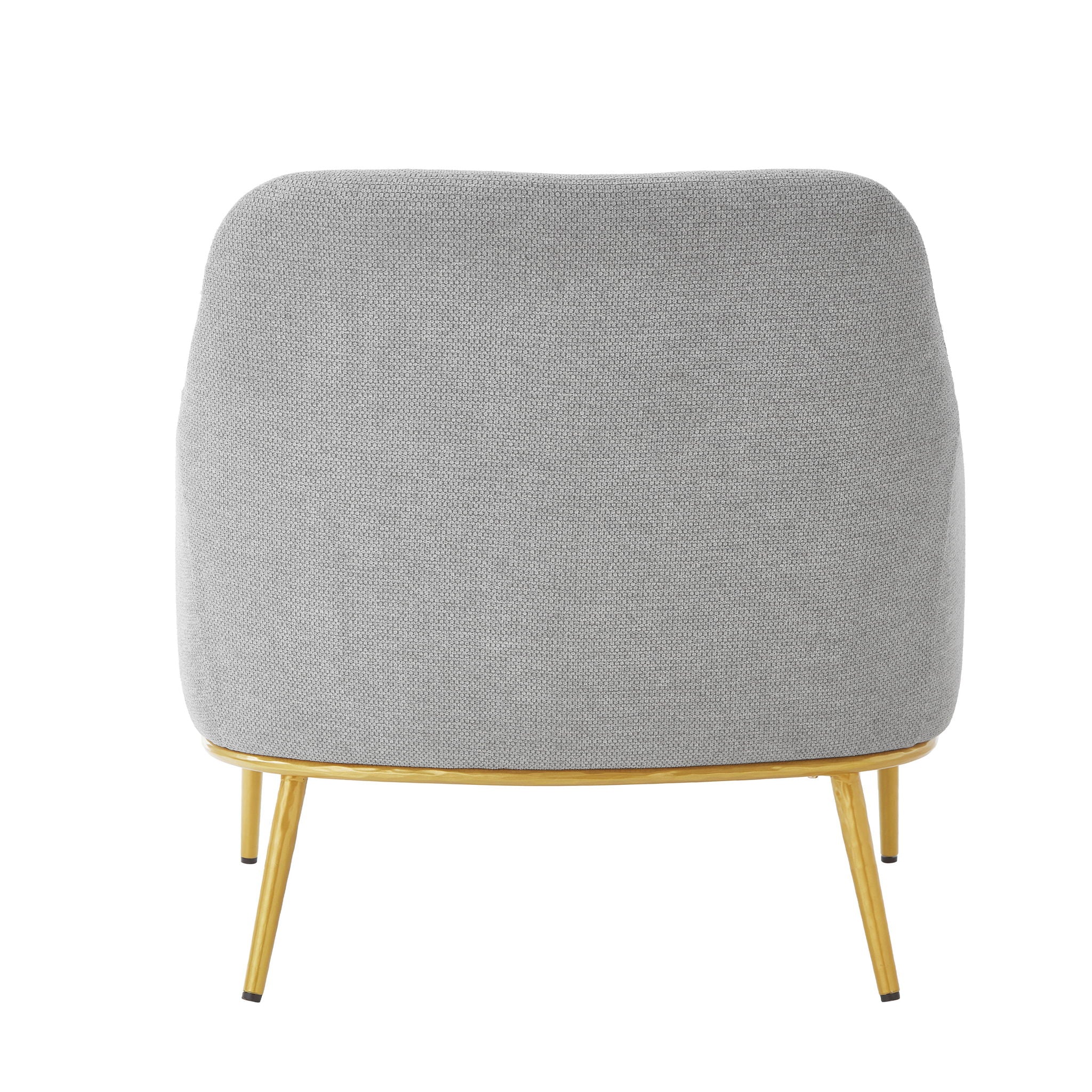 Modern Elegance Accent Chair With Curved Backrest