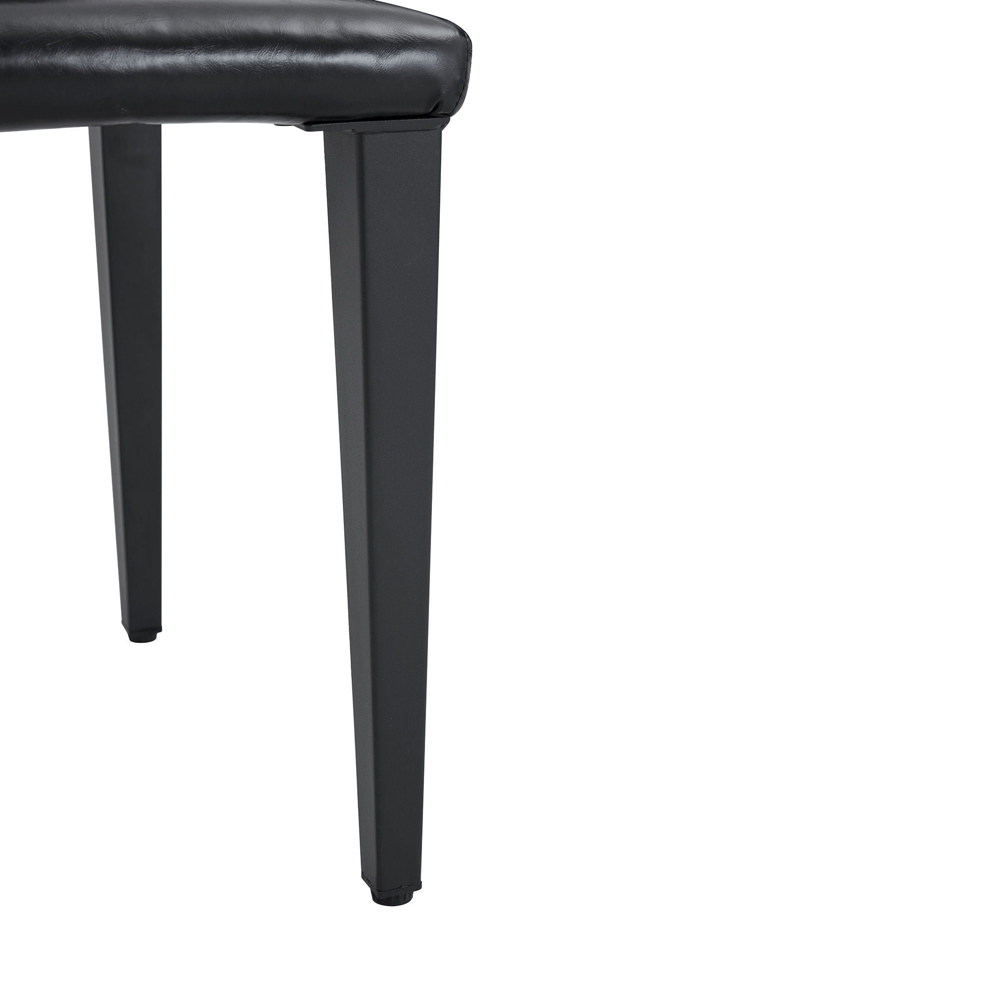 Dining Chairs With Ergonomic Buckle Backrest For Family Dining Rooms