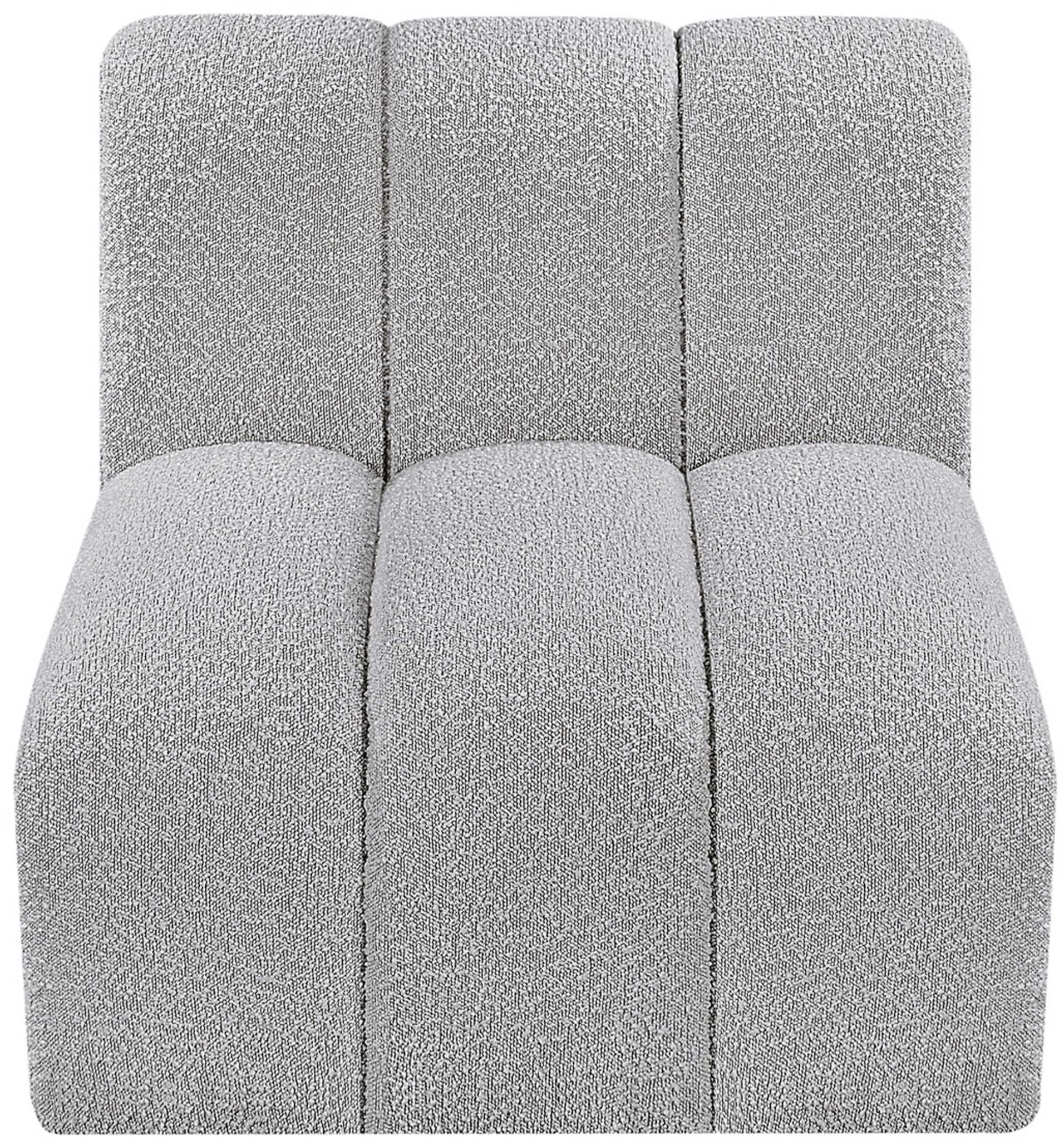 Arc - Boucle Fabric Straight Chair