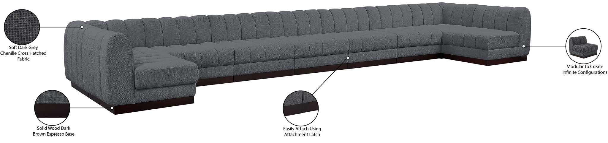 Quinn - 9 Piece Modular Sectional
