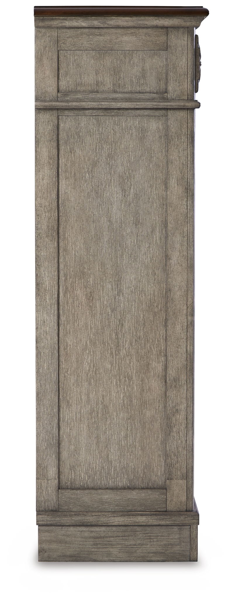 Lodenbay - Five Drawer Chest - Antique Gray