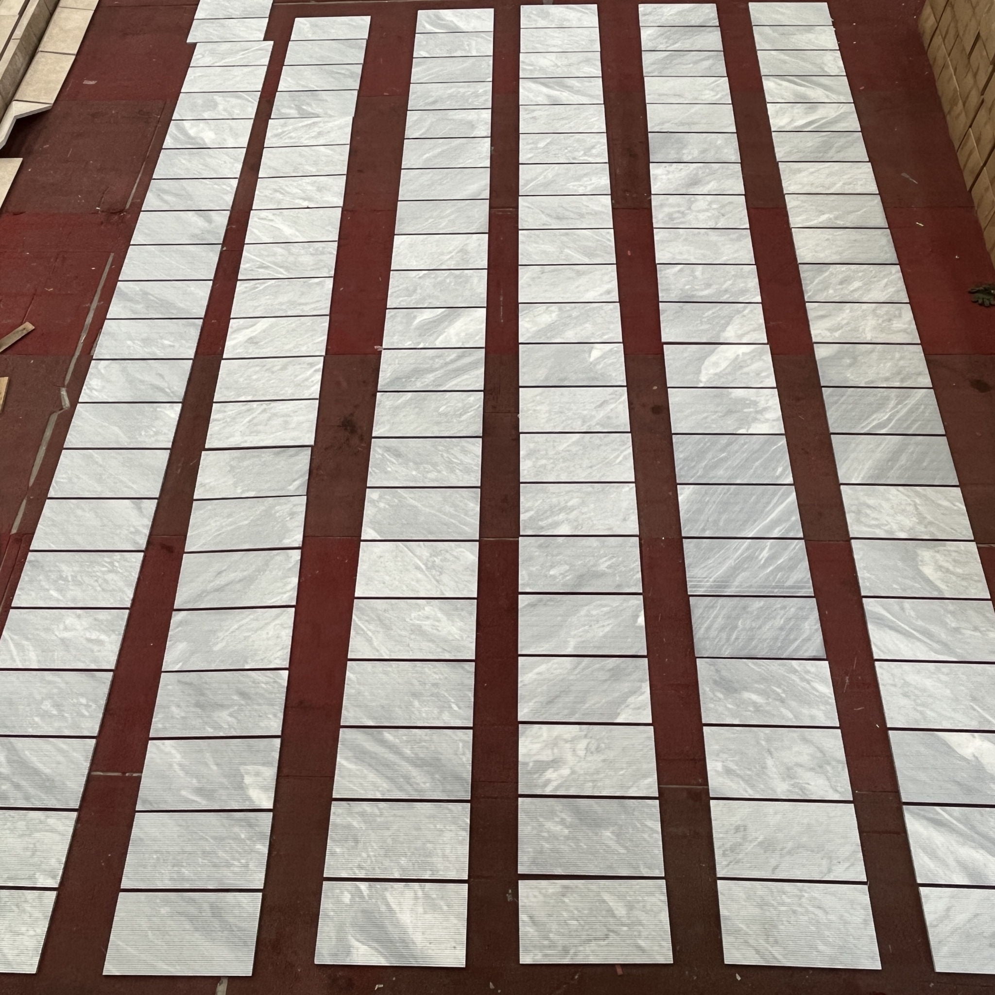 Textured Finished, 3D Tiles For Wall Decoration (Set of 4)