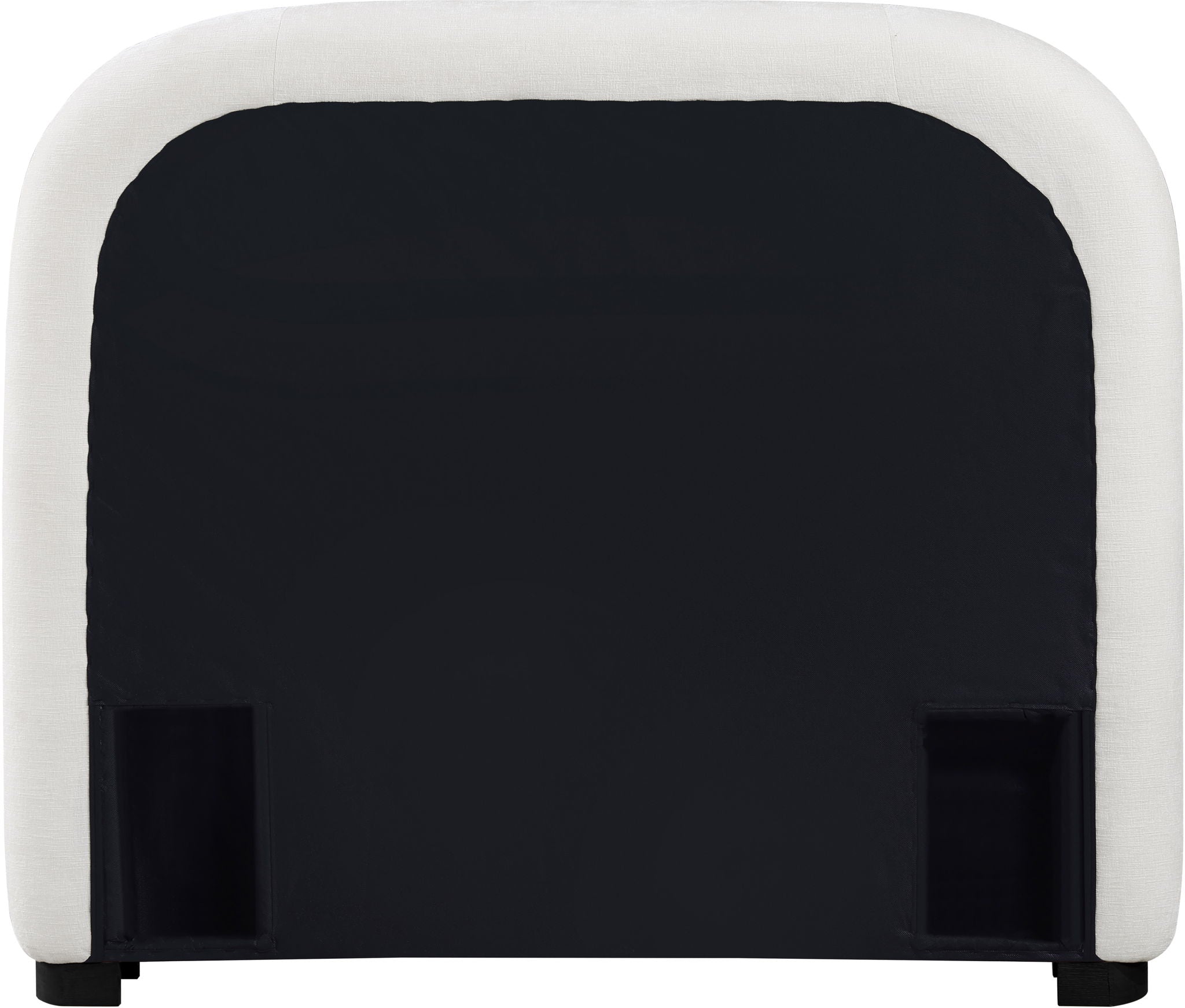 Vaughn - Chenille Bed With Black Base