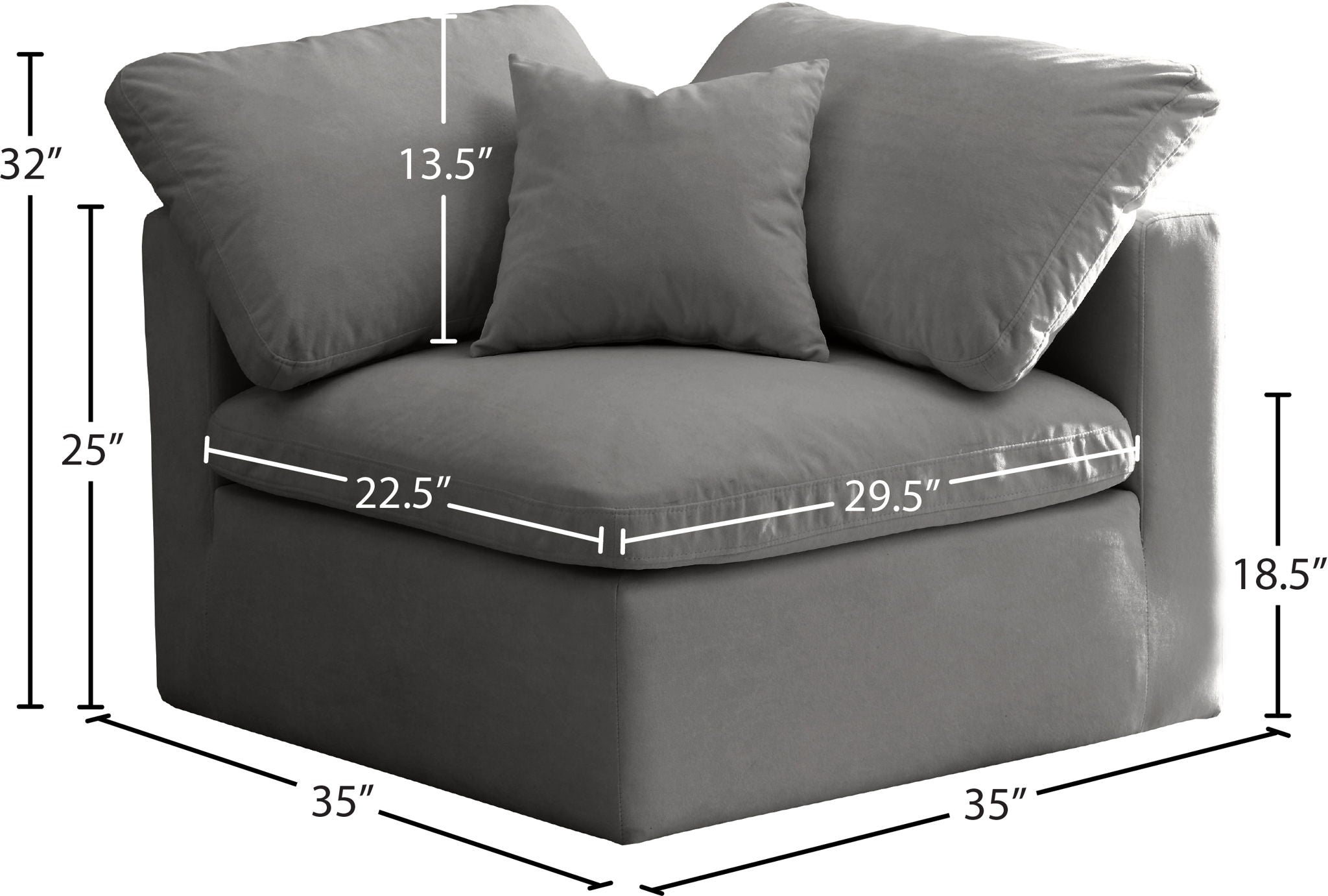 Plush - Modular Corner Chair