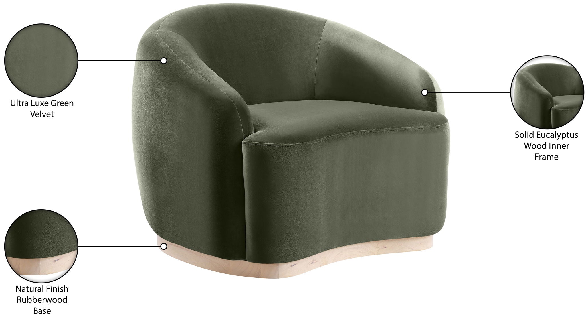 Gustavo - Velvet Upholstered Chair