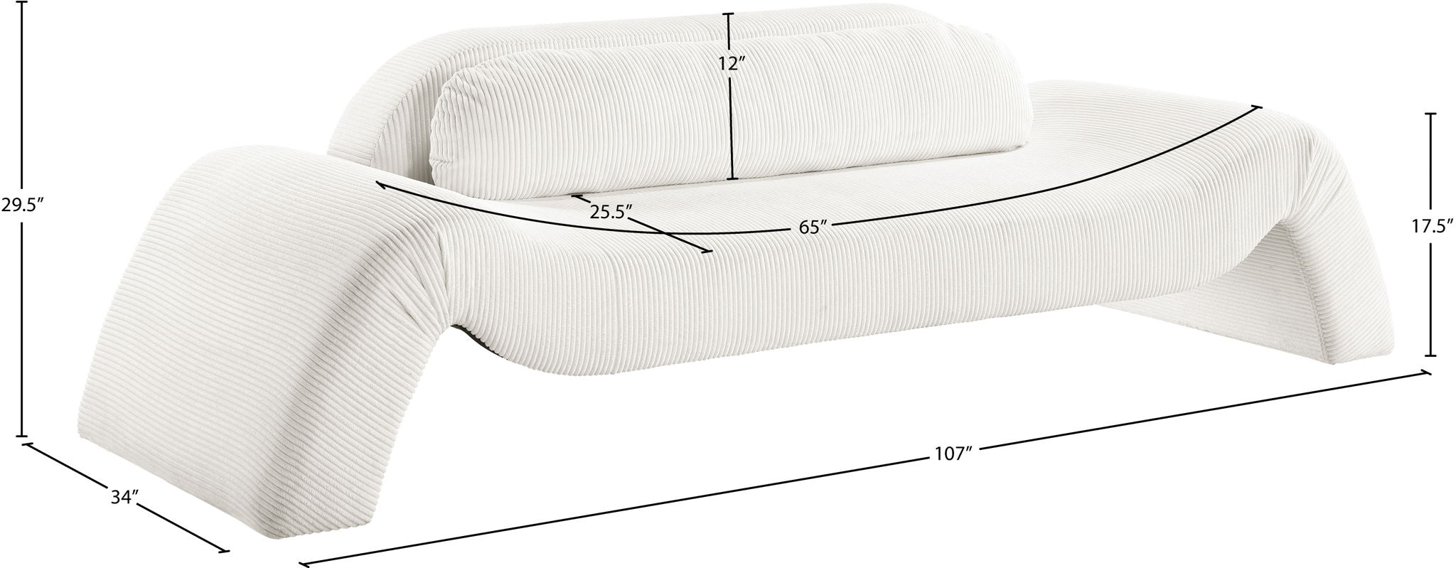 Austin - Corduroy Sofa