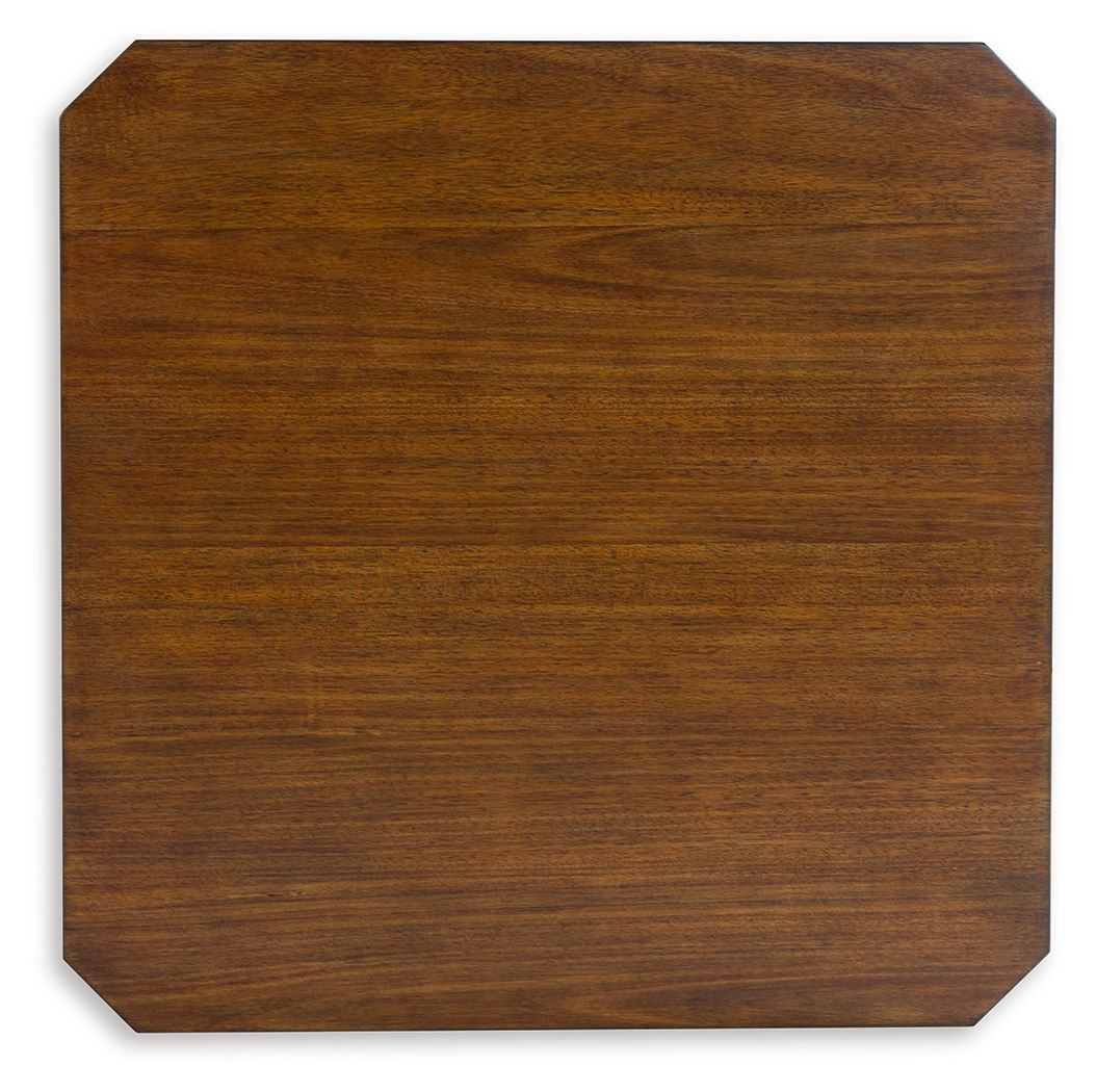 Trenmour - Square End Table - Medium Brown
