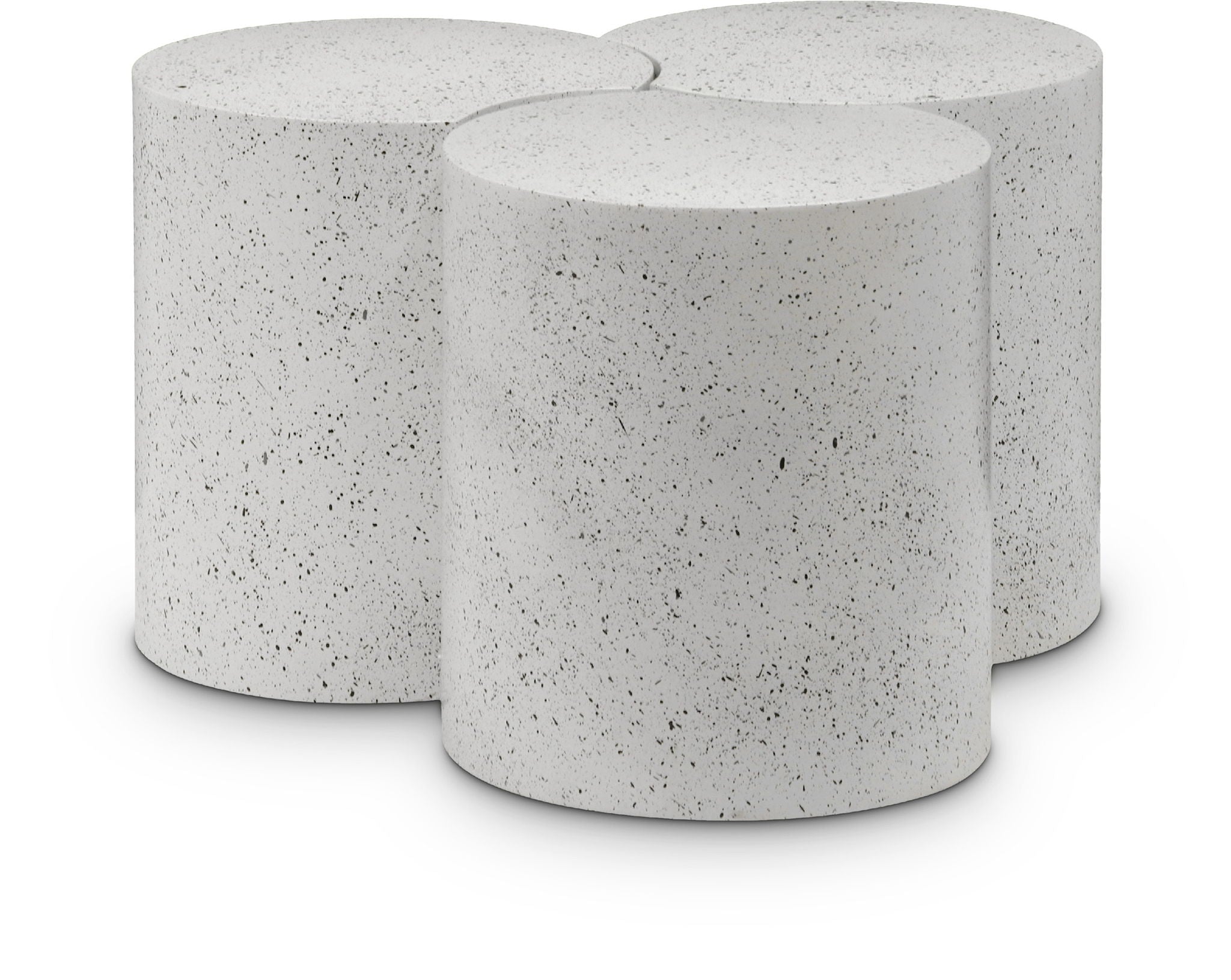 Dimple - 3 Piece Modular Coffee Table - Terazzo Finish