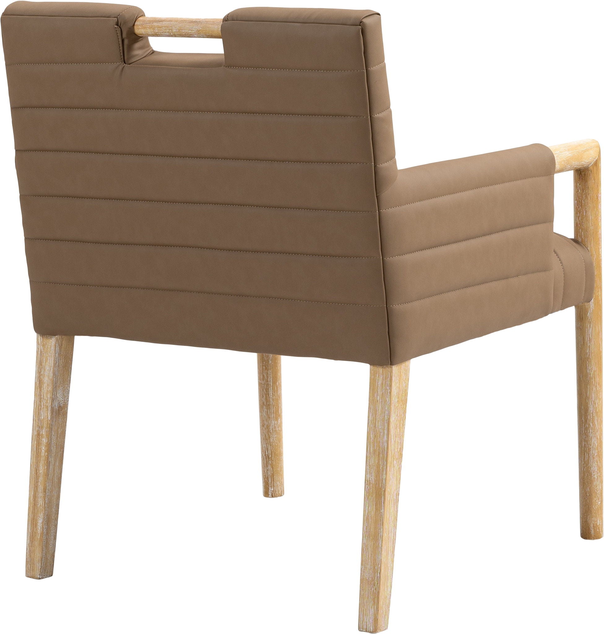 Aimee - Dining Arm Chair - Light Brown Legs