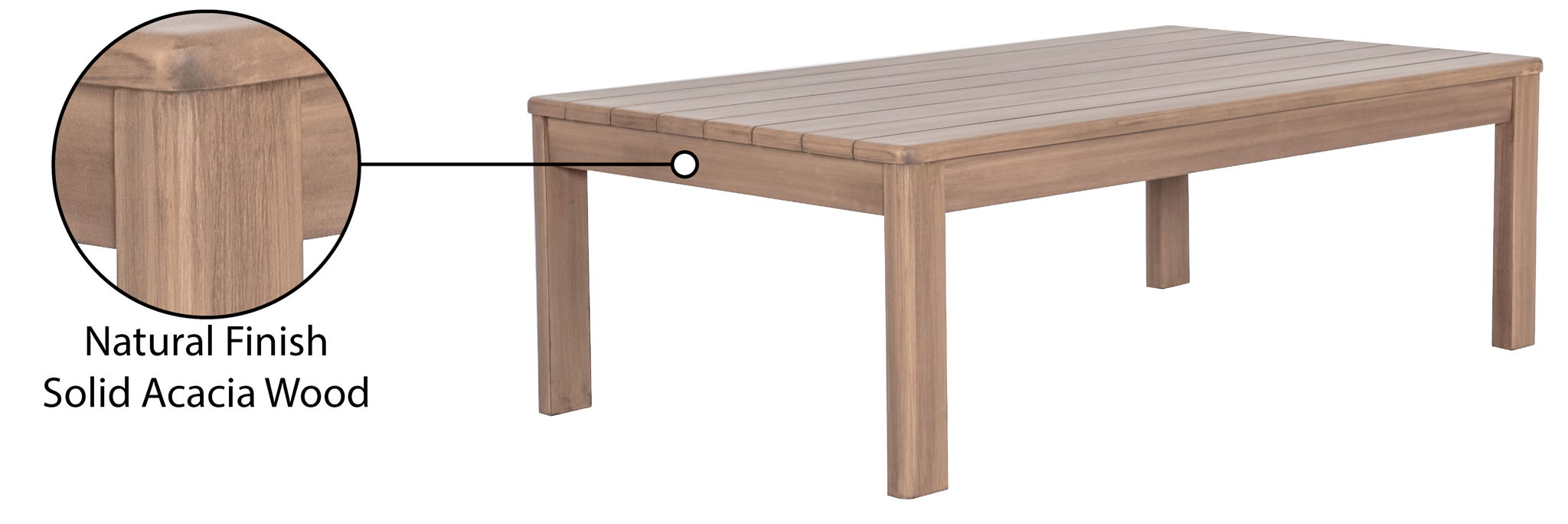 Newport - Acacia Wood Outdoor Patio Table