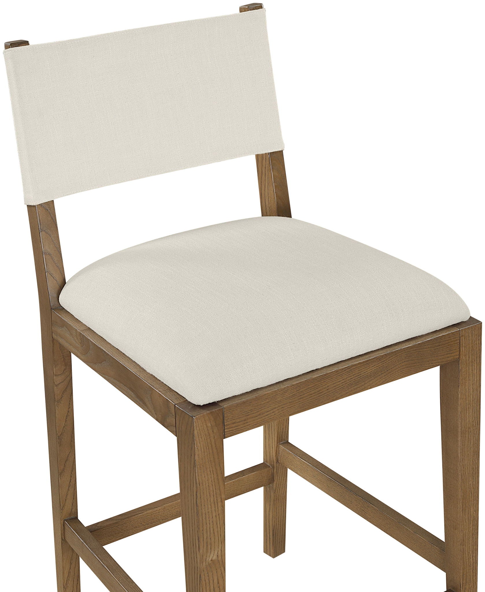 Avon - Linen Textured Performance Fabric Counter Stool