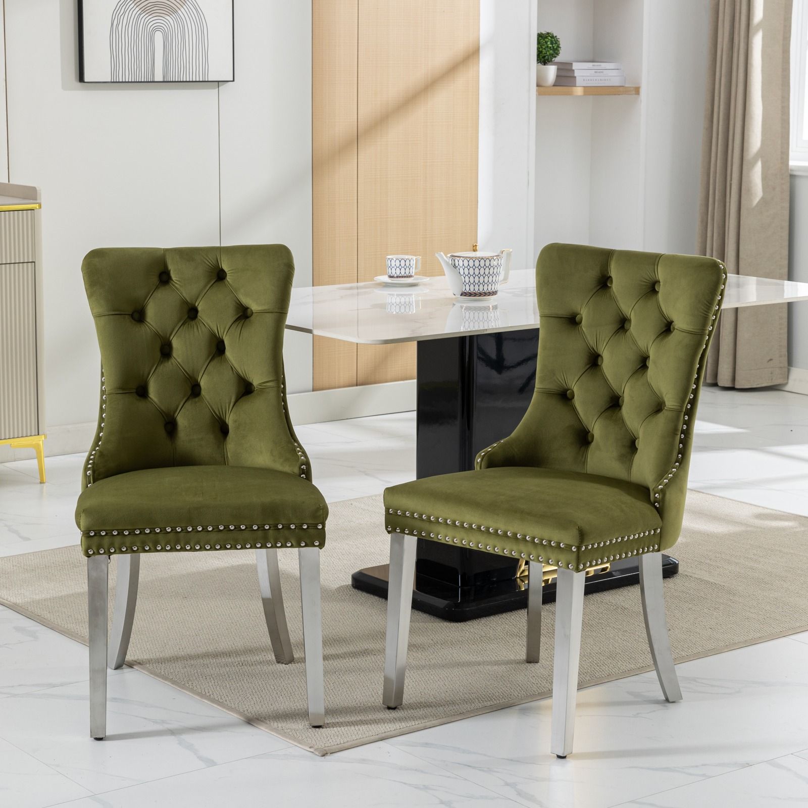 Nikki - Contemporary Upholstered Dining Chair (Set of 2)