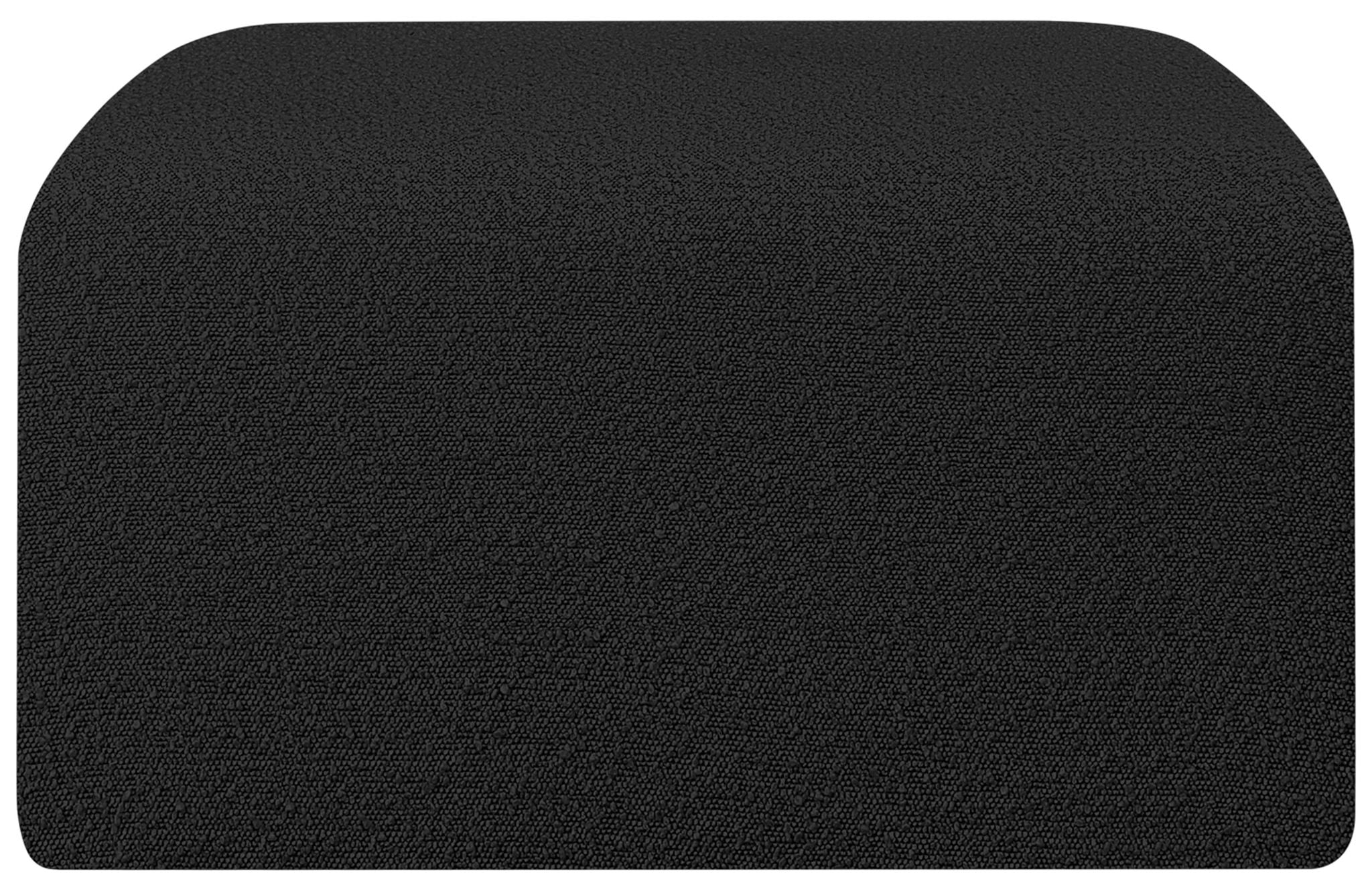 Arc - Boucle Fabric Ottoman