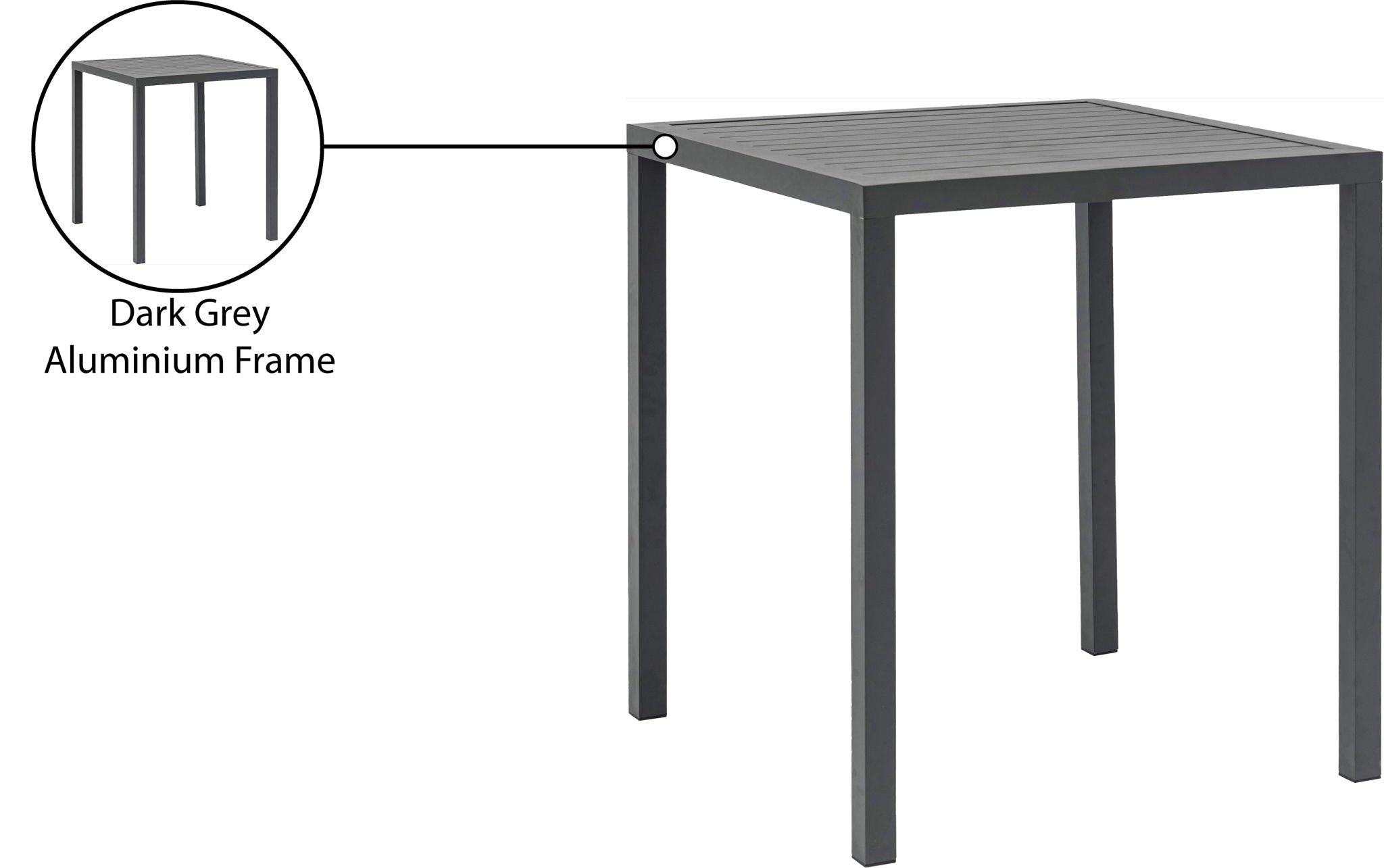 Maldives - Patio Square Bar Table