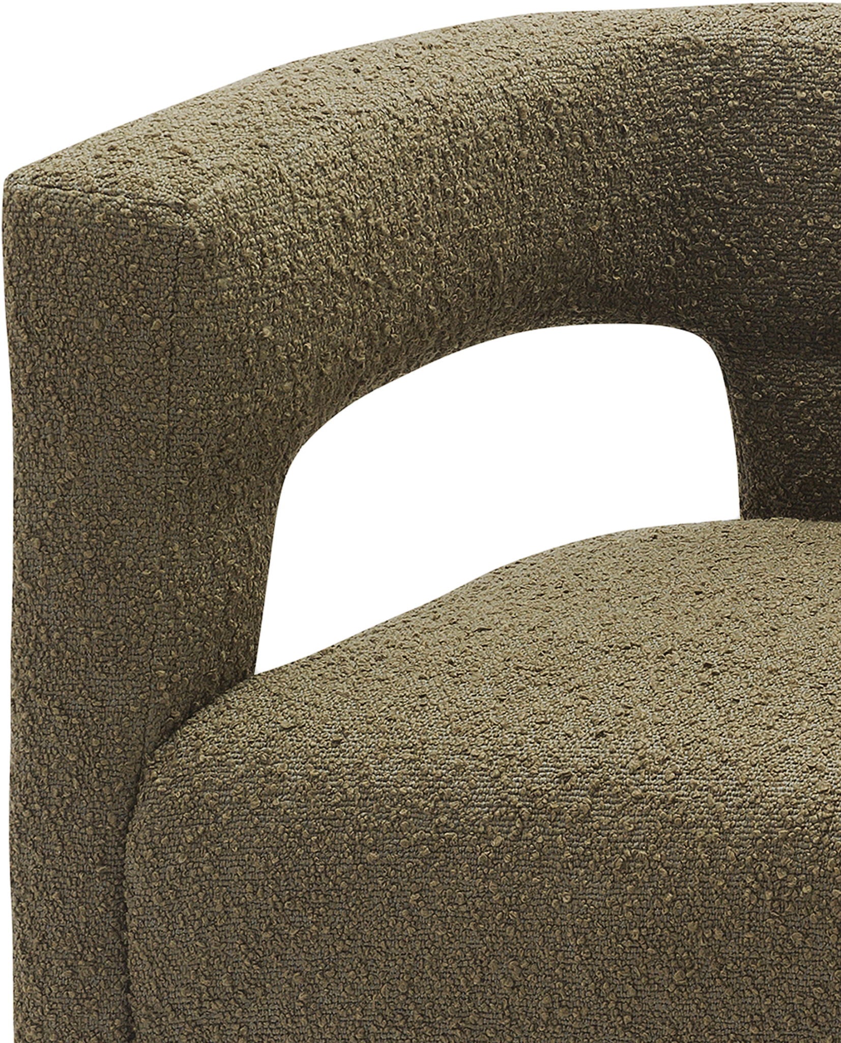 Athena - Boucle Fabric Dining Chair
