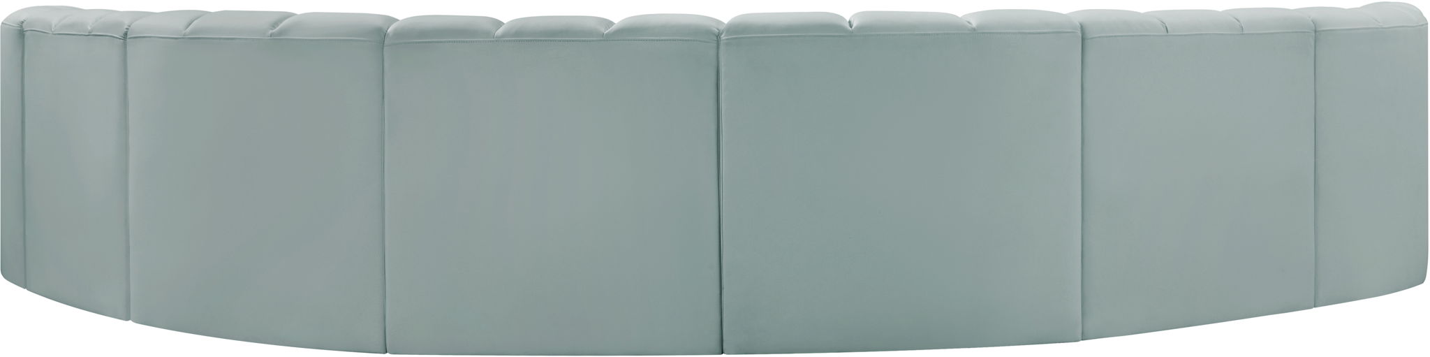 Arc - Faux Leather 8 Piece U-Shaped Modular Sofa