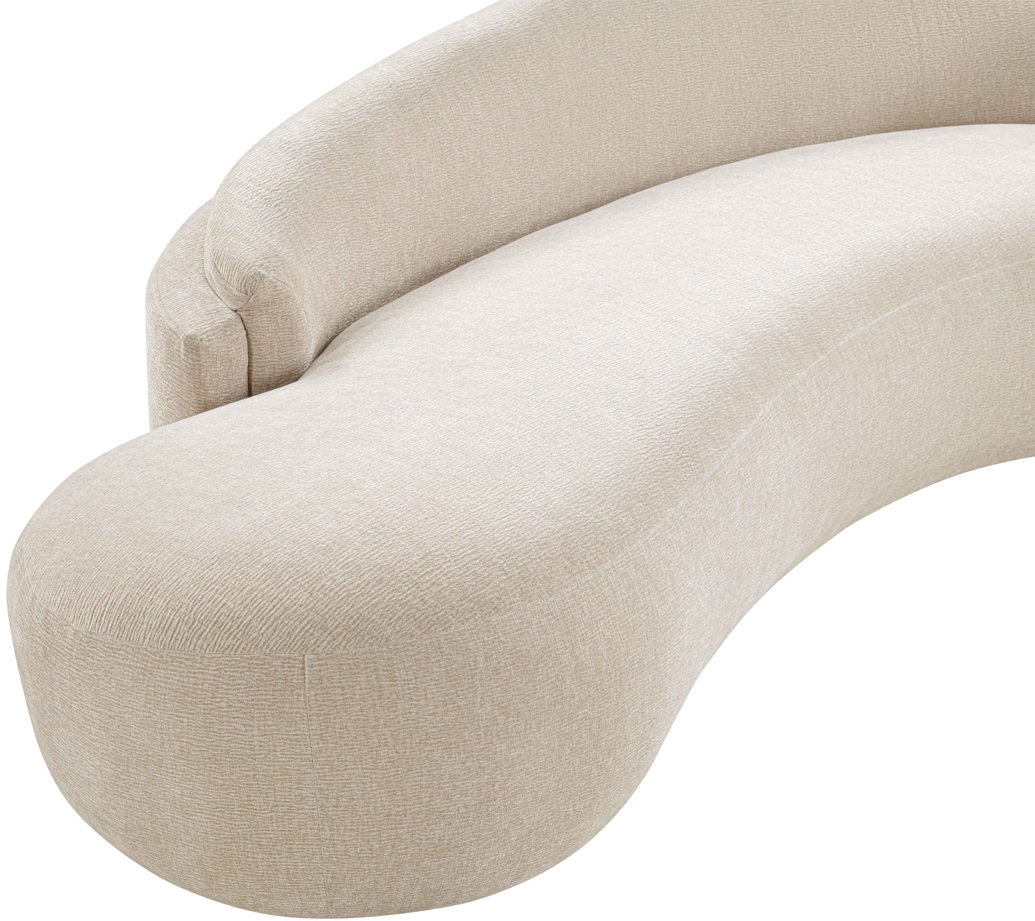 Caspian - Chenille Fabric Upholstered Sofa