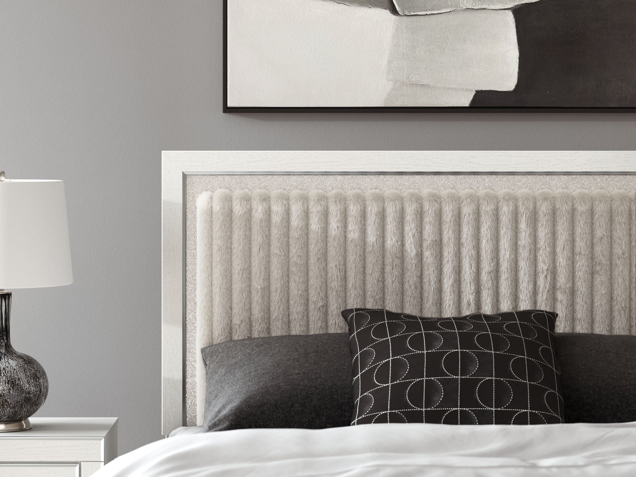 Zuraleus - Upholstered Panel Bed
