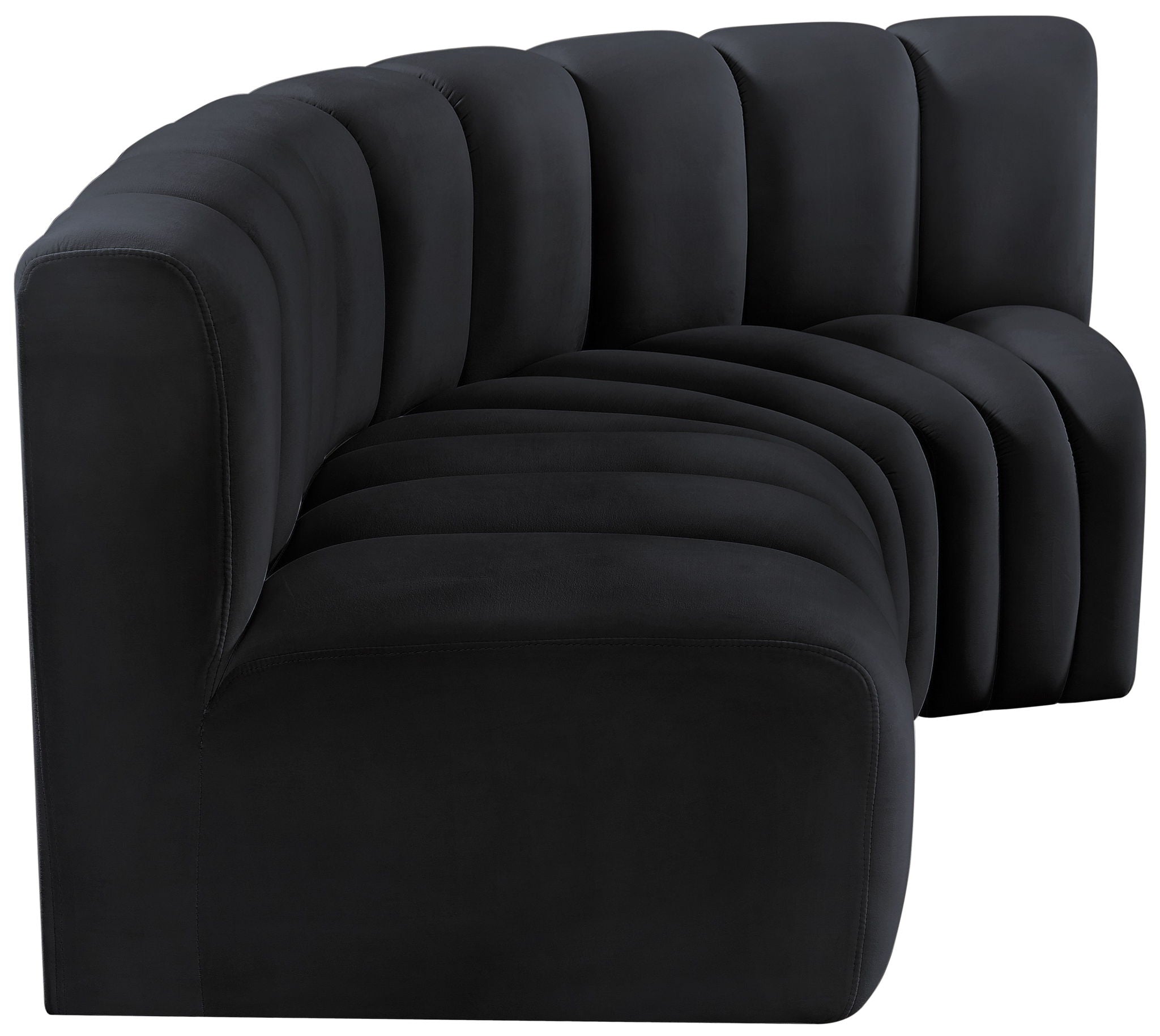 Arc - Velvet 3 Piece Sofa