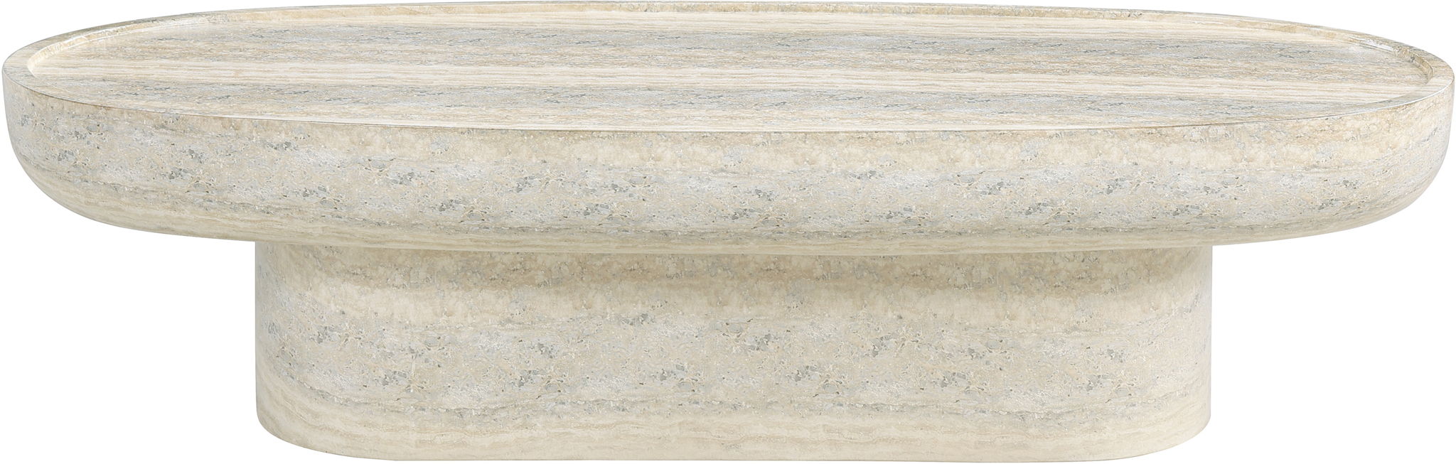 Tivoli - Indoor / Outdoor Coffee Table - Travertine Concrete