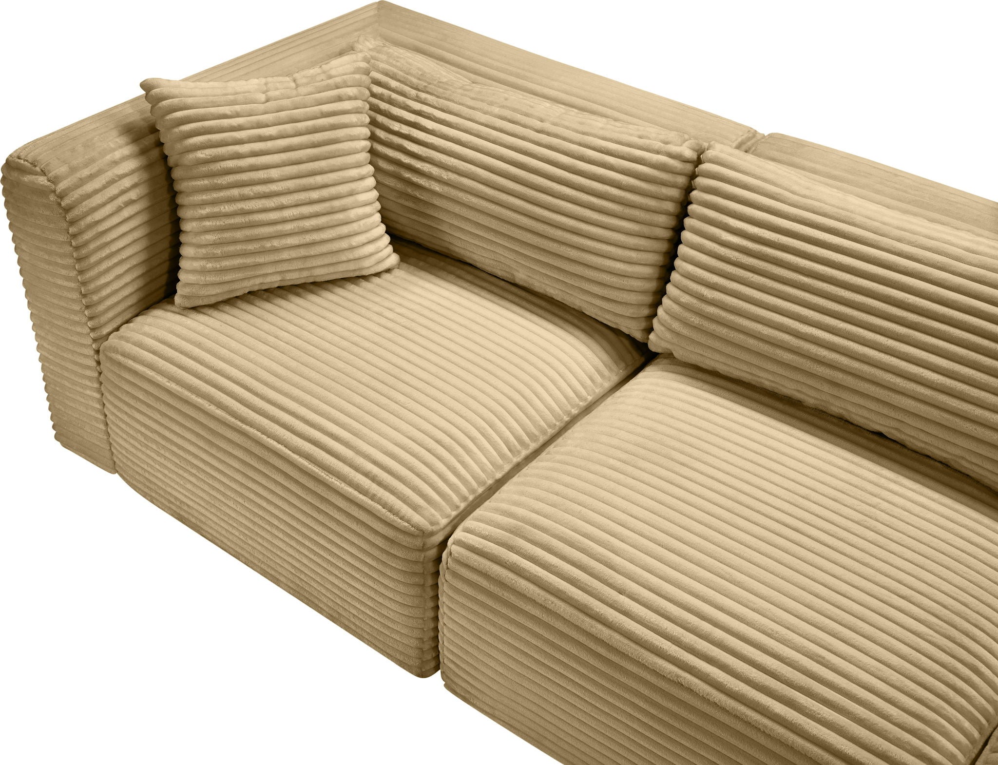 Shaggy - 4 Piece Modular Sectional