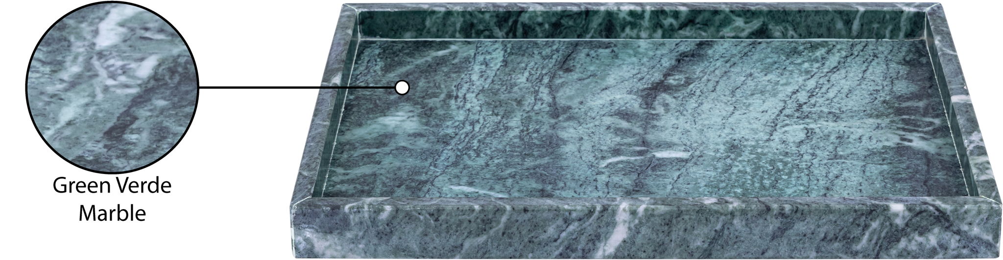 Barletta - Marble Rectangular Tray