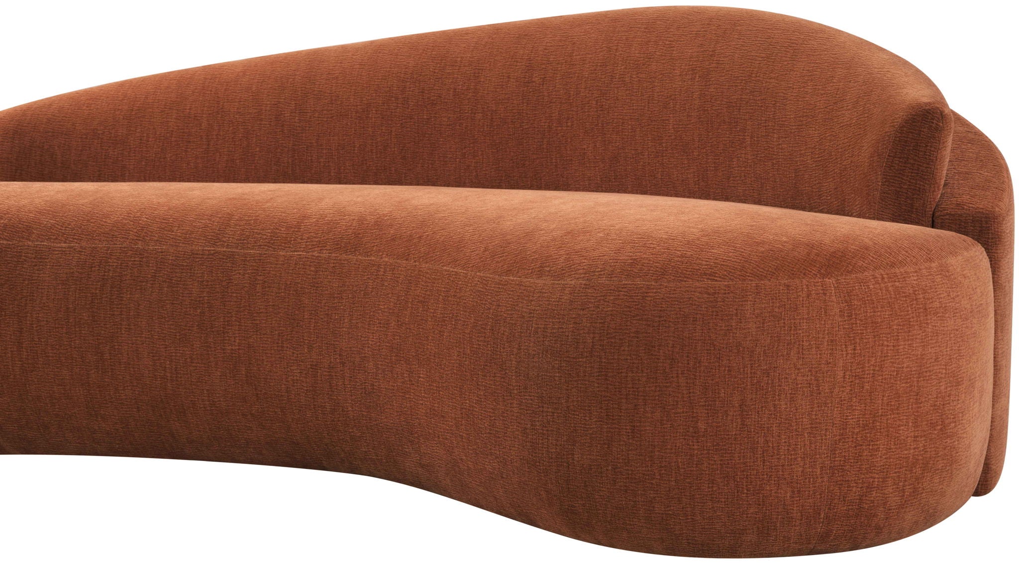 Caspian - Chenille Fabric Upholstered Sofa