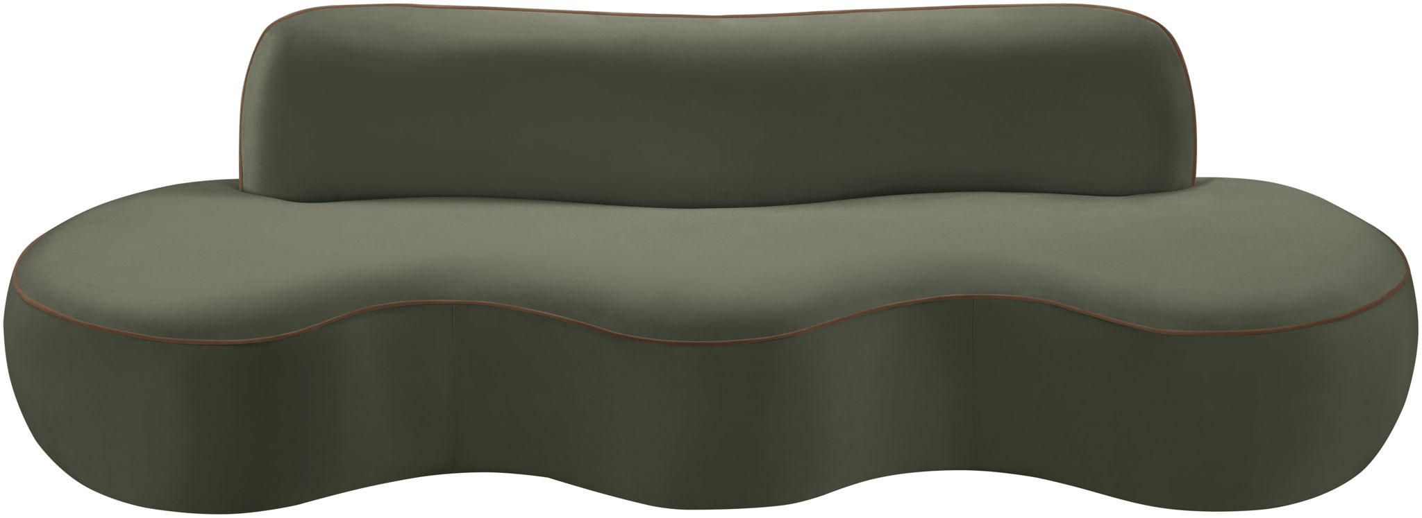 Swerve - Velvet 101" Upholstered Sofa