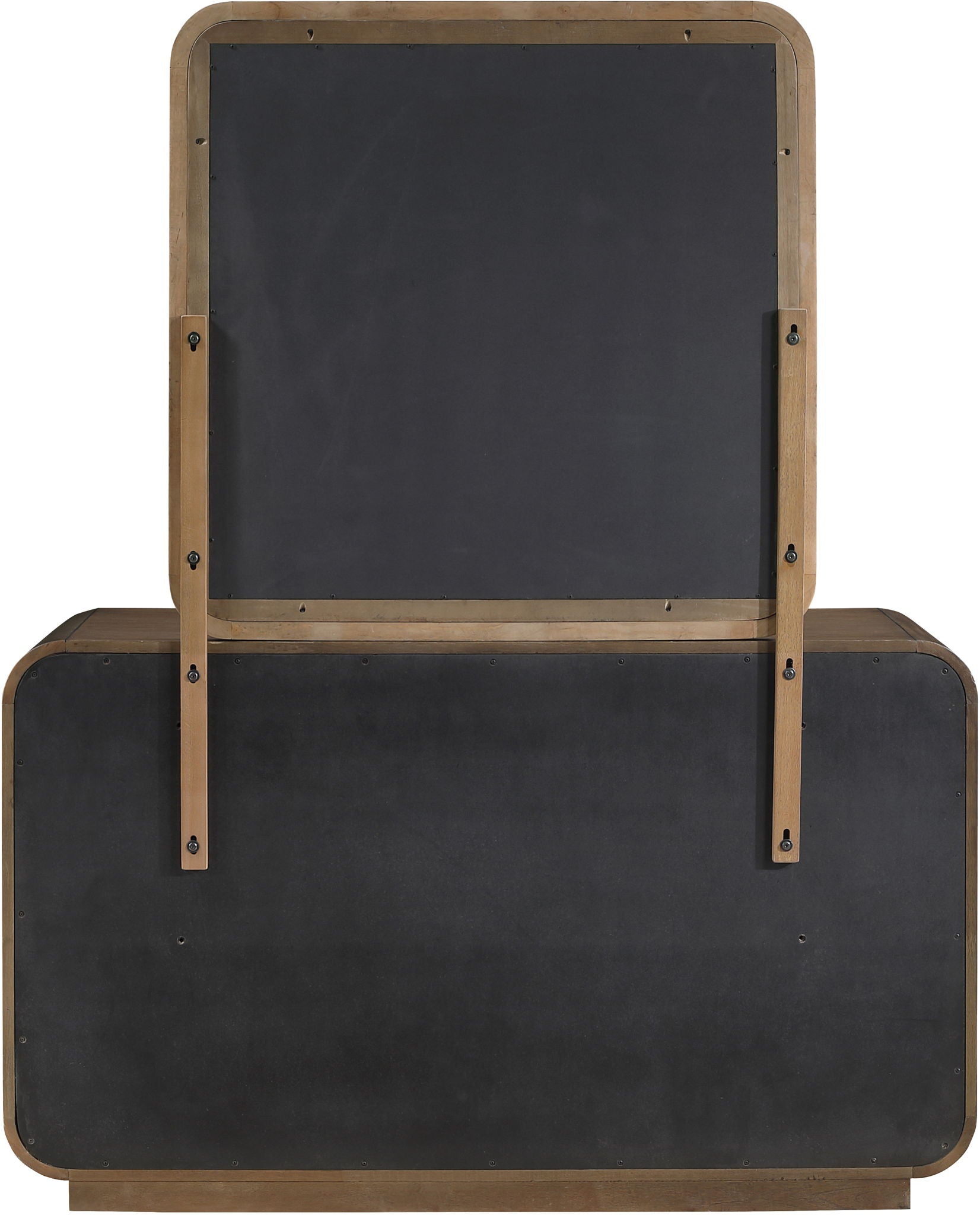 Windsor - Solid Wood Mirror - Brown