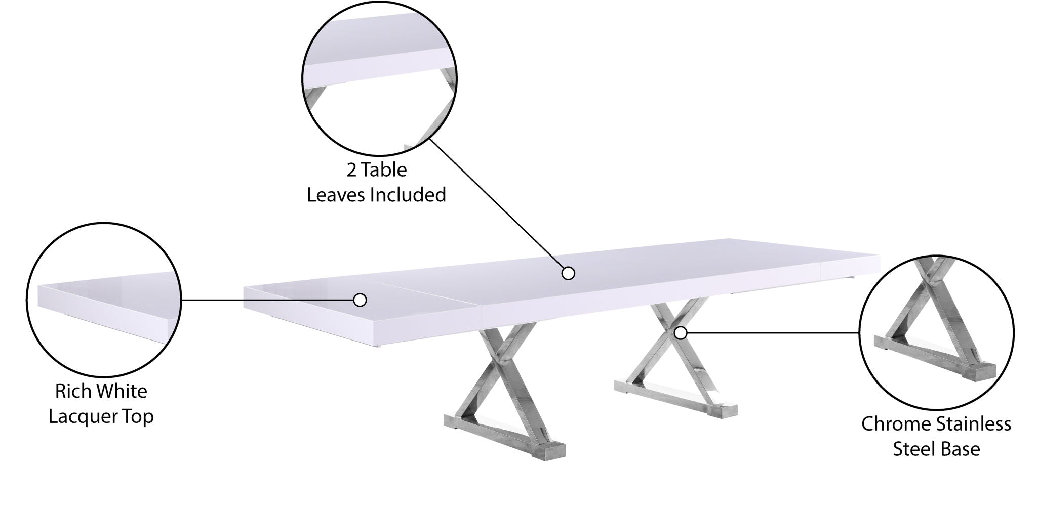 Excel - Extendable Dining Table