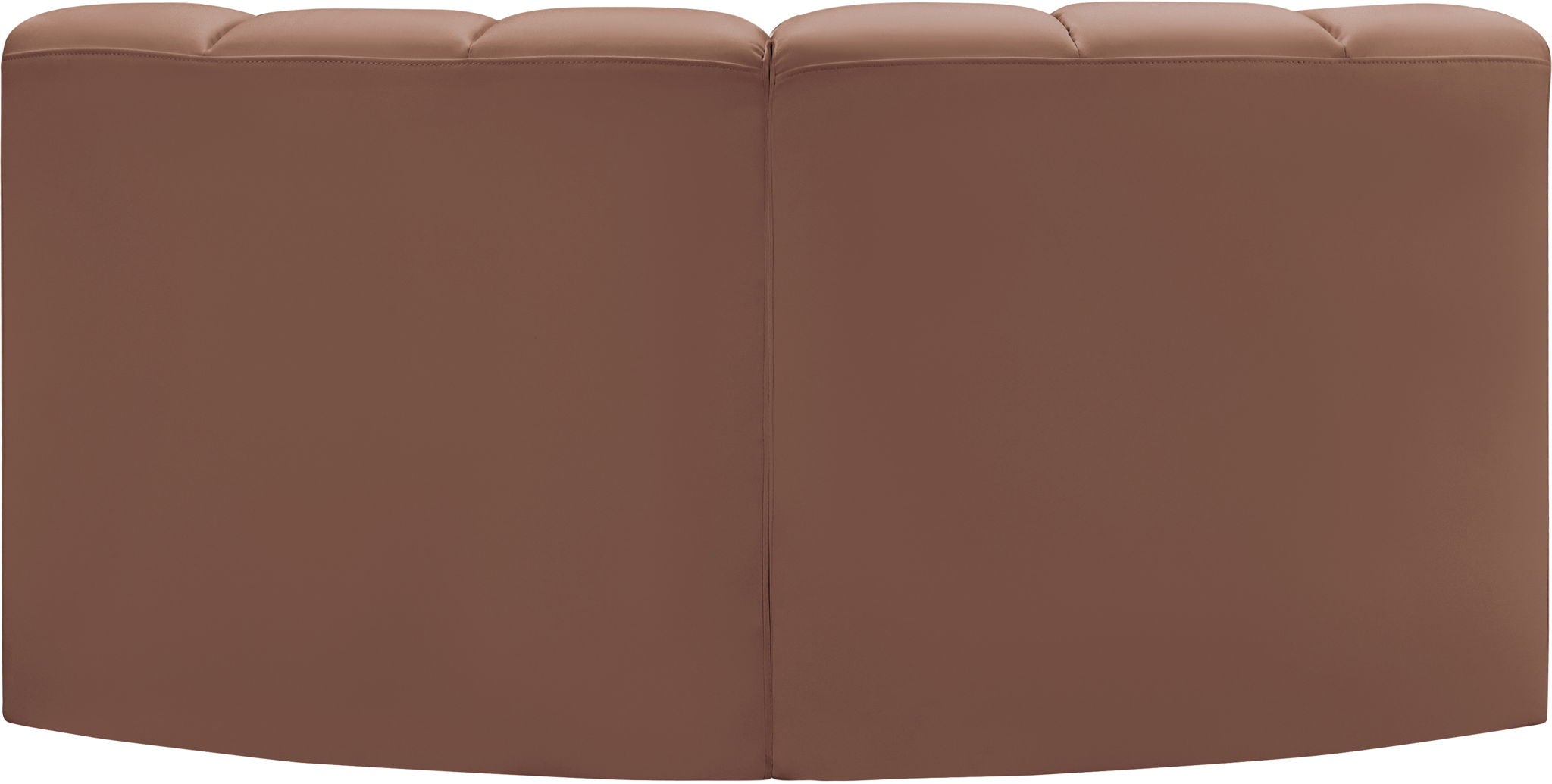 Arc - Faux Leather 2 Piece Modular Sofa