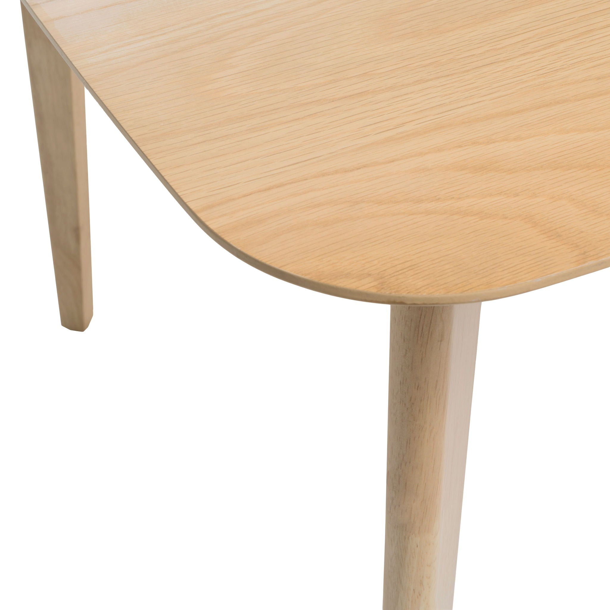 Retro Dining Table With Faux Wood Top
