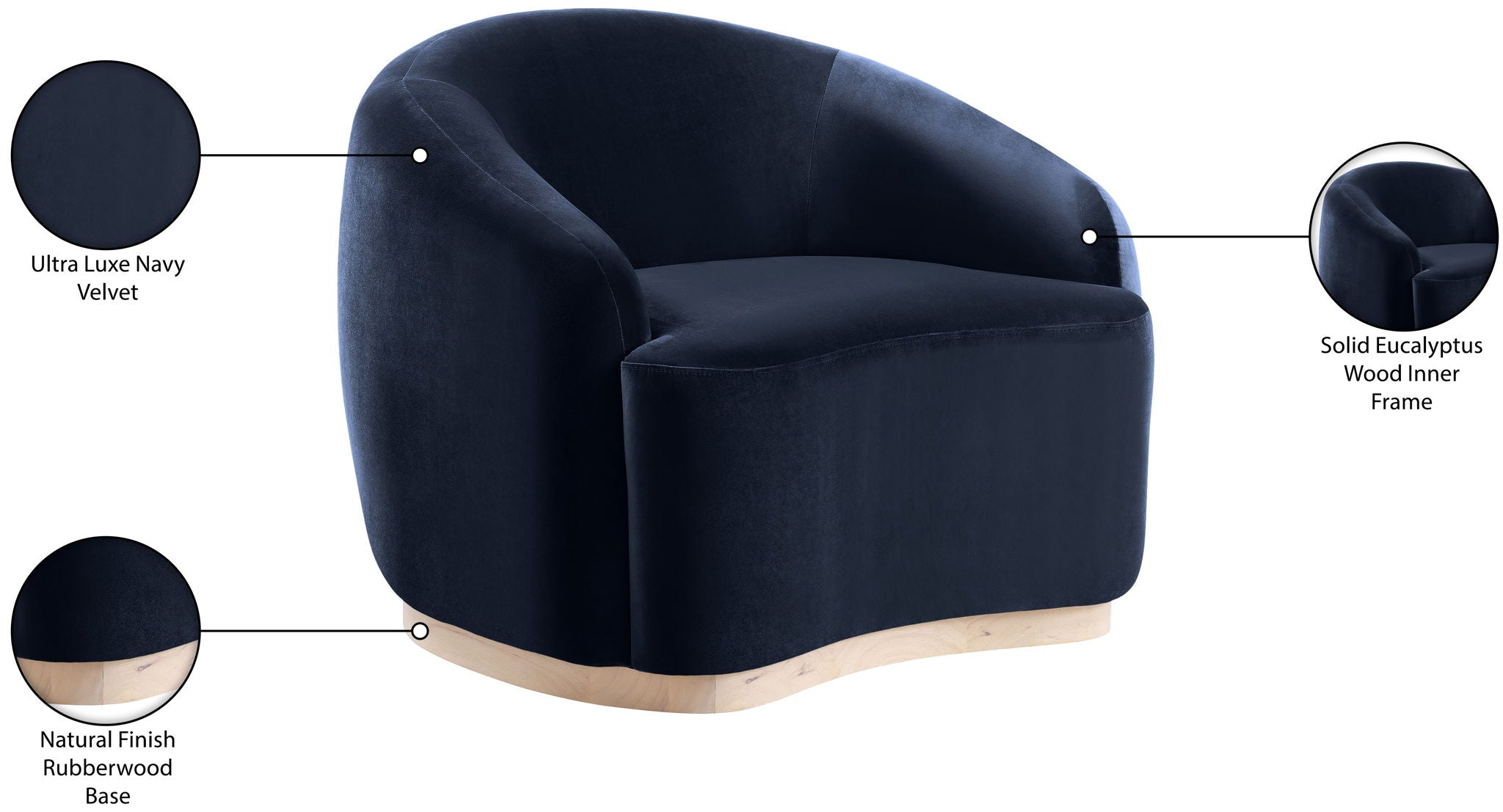Gustavo - Velvet Upholstered Chair