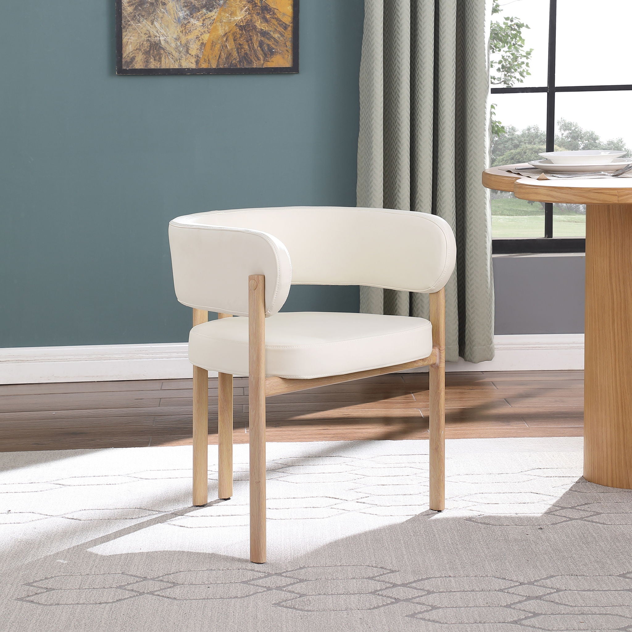 Gideon - Dining Chair With Natural Legs (Set of 2)