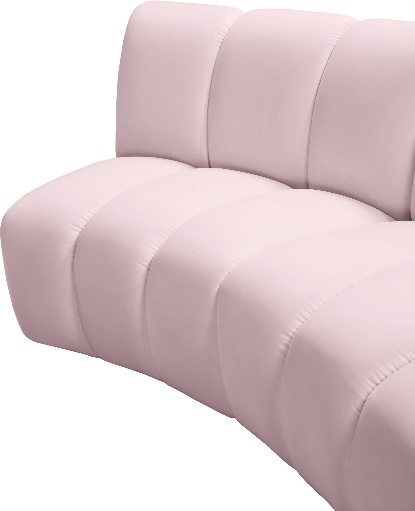 Infinity - 5 Piece Velvet Modular Sectional