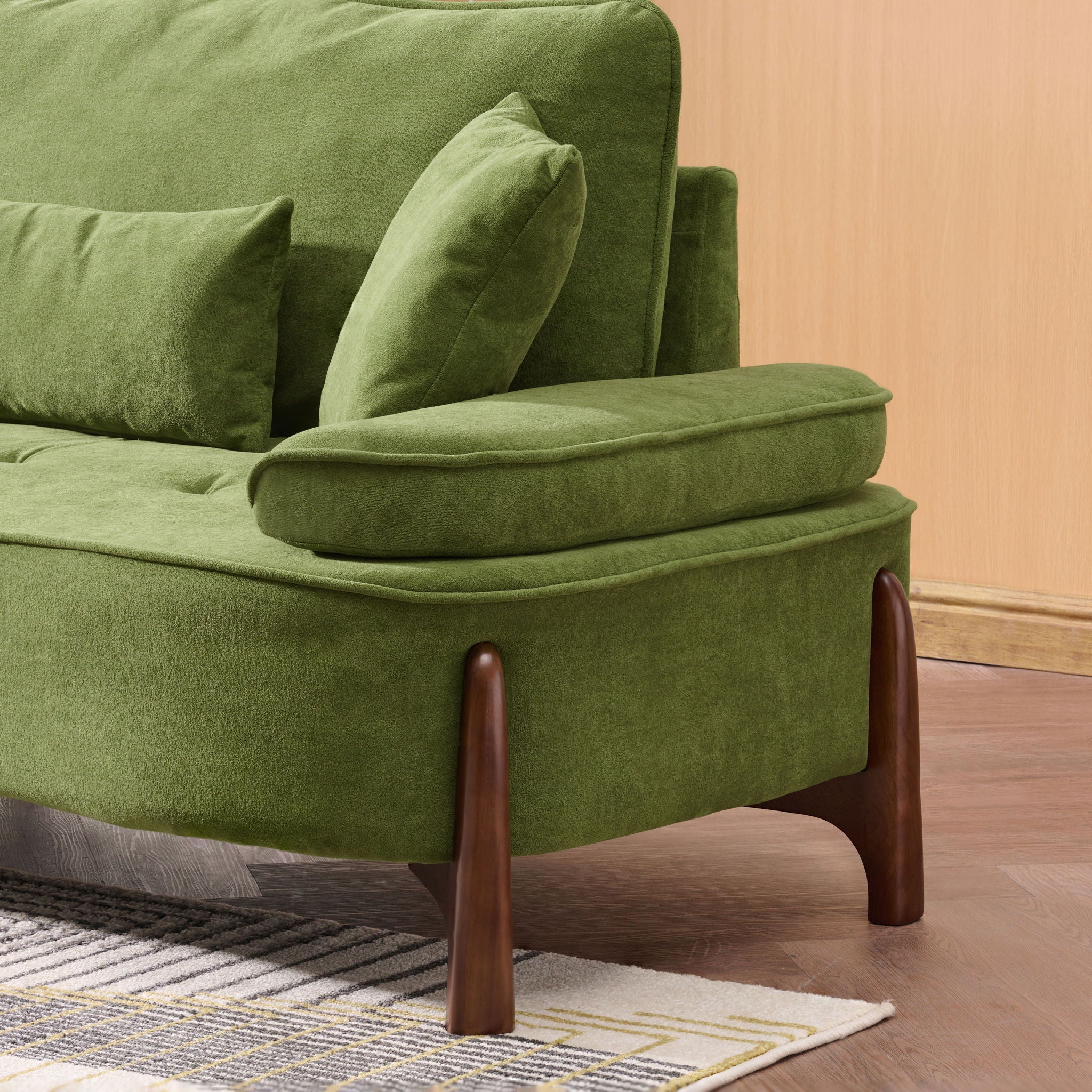 Comfortable Deep Seated Sofa With Pillows