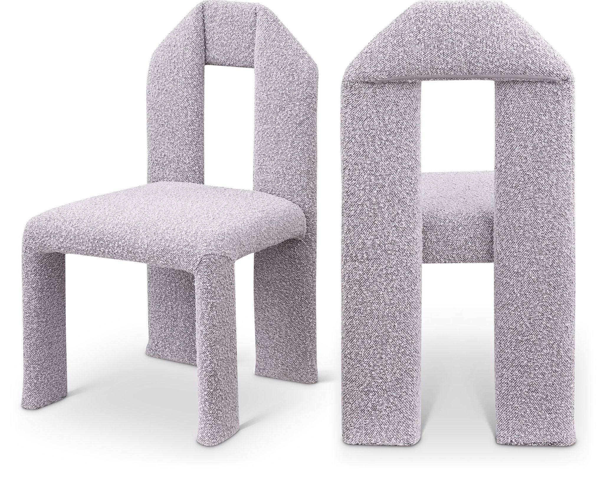 Bennett - Boucle Dining Chair (Set of 2) - Taupe