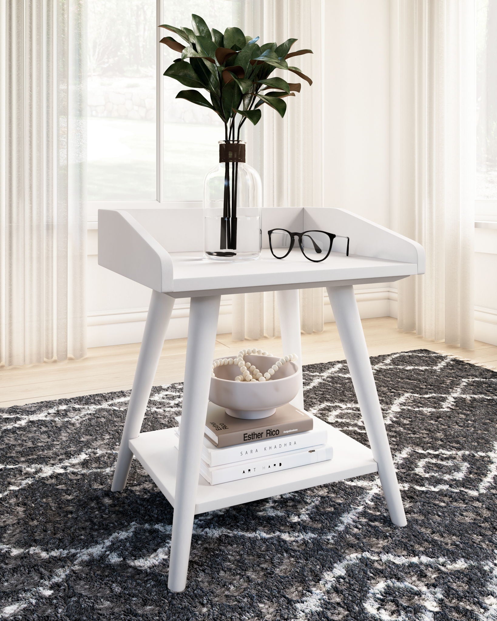 Blariden - Accent Table - White
