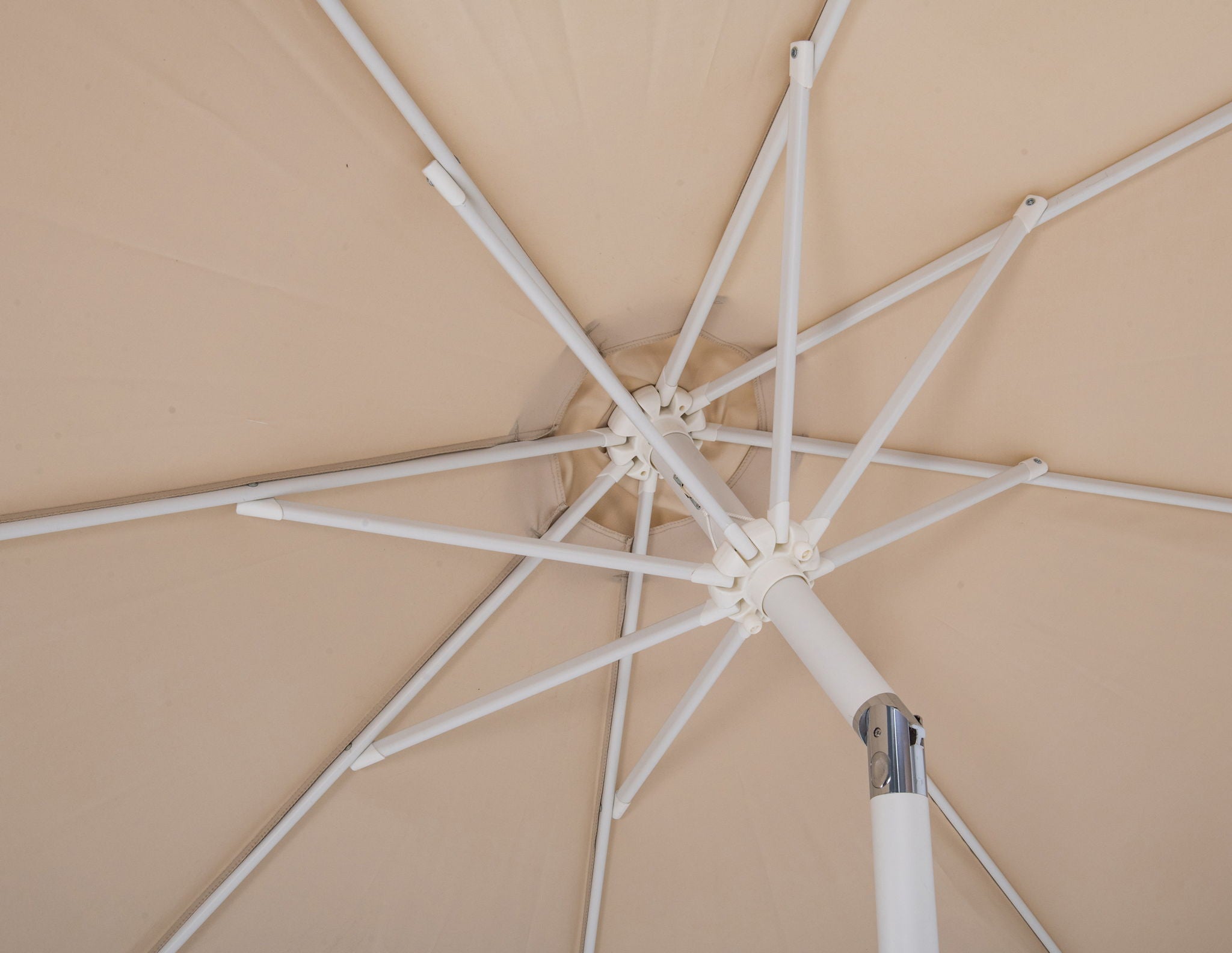 Fiji - Aluminum Patio Umbrella With Square White Base