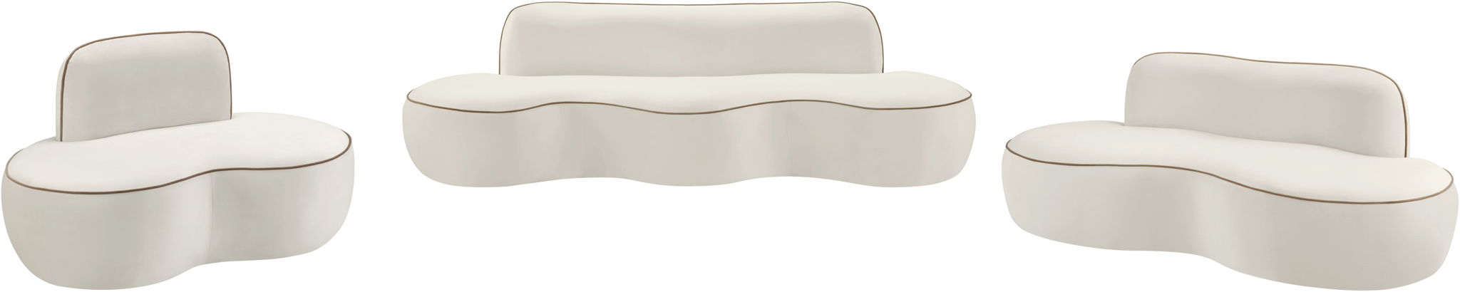 Swerve - Velvet 101" Upholstered Sofa