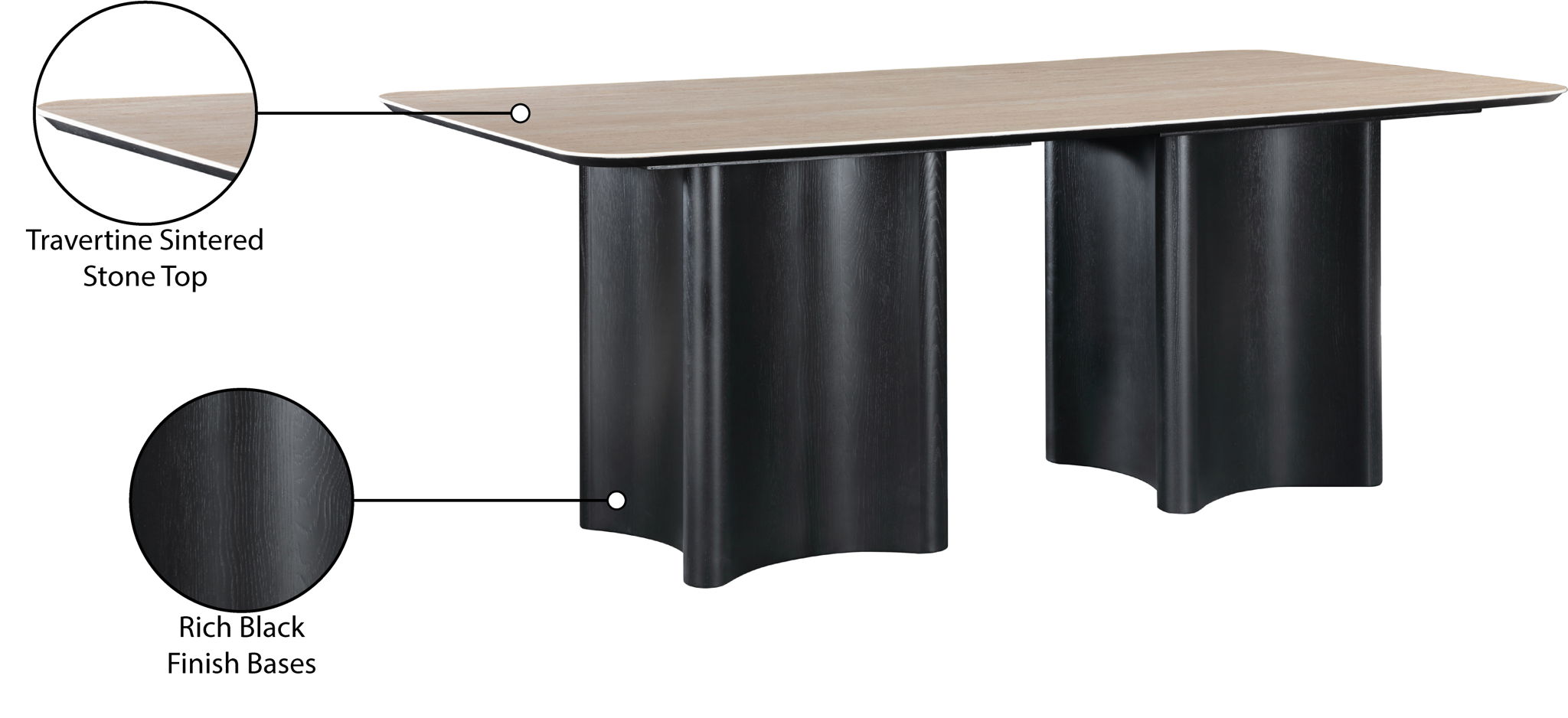 Corvina - Oak Veneer Dining Table