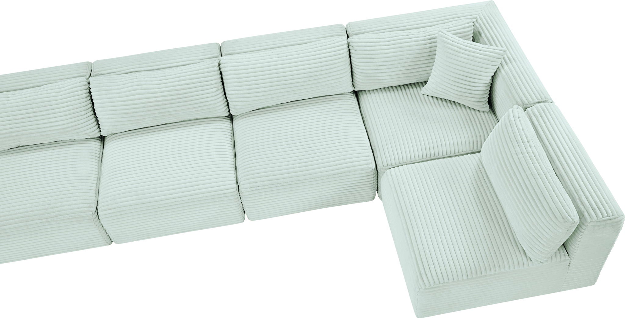 Shaggy - 7 Piece Modular Sectional