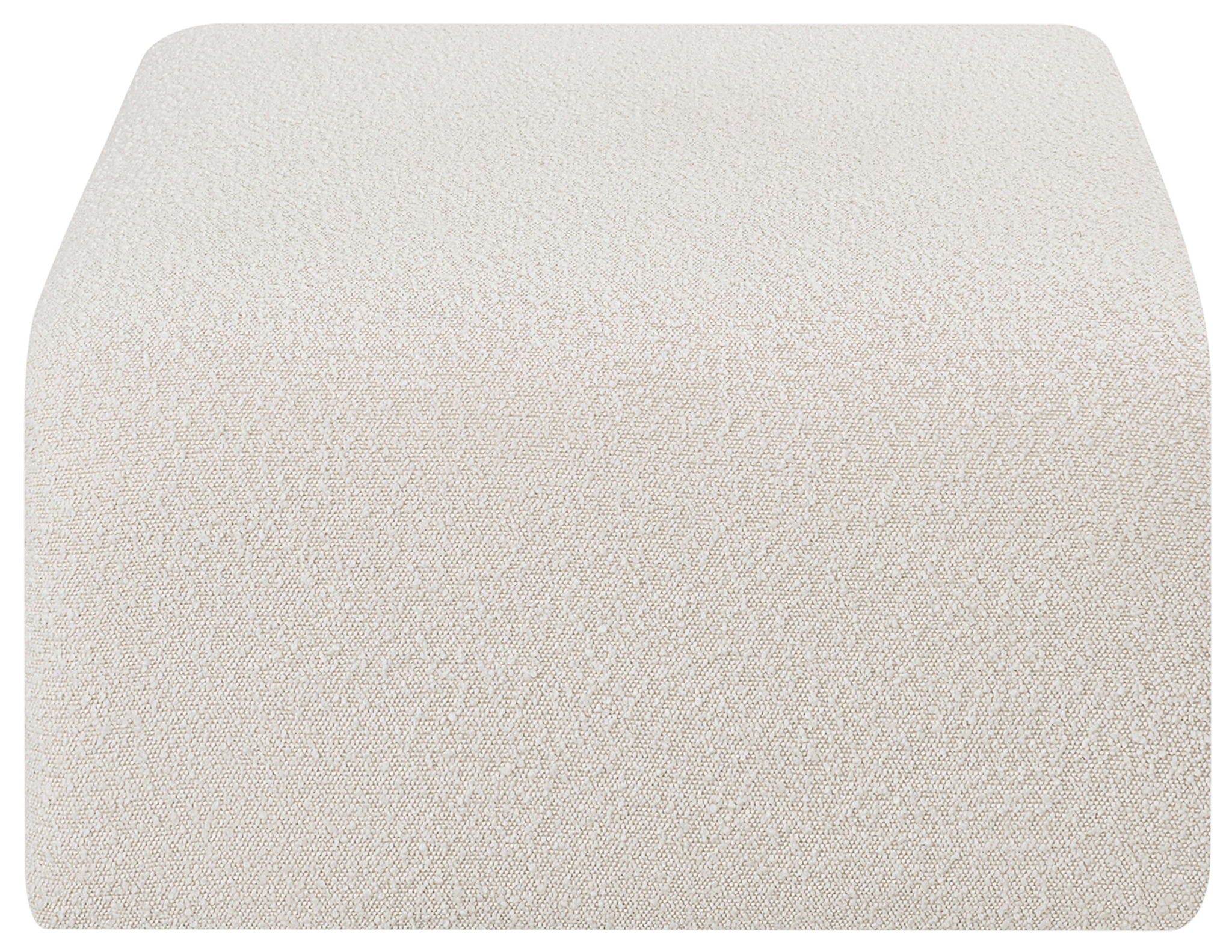 Arc - Boucle Fabric Ottoman