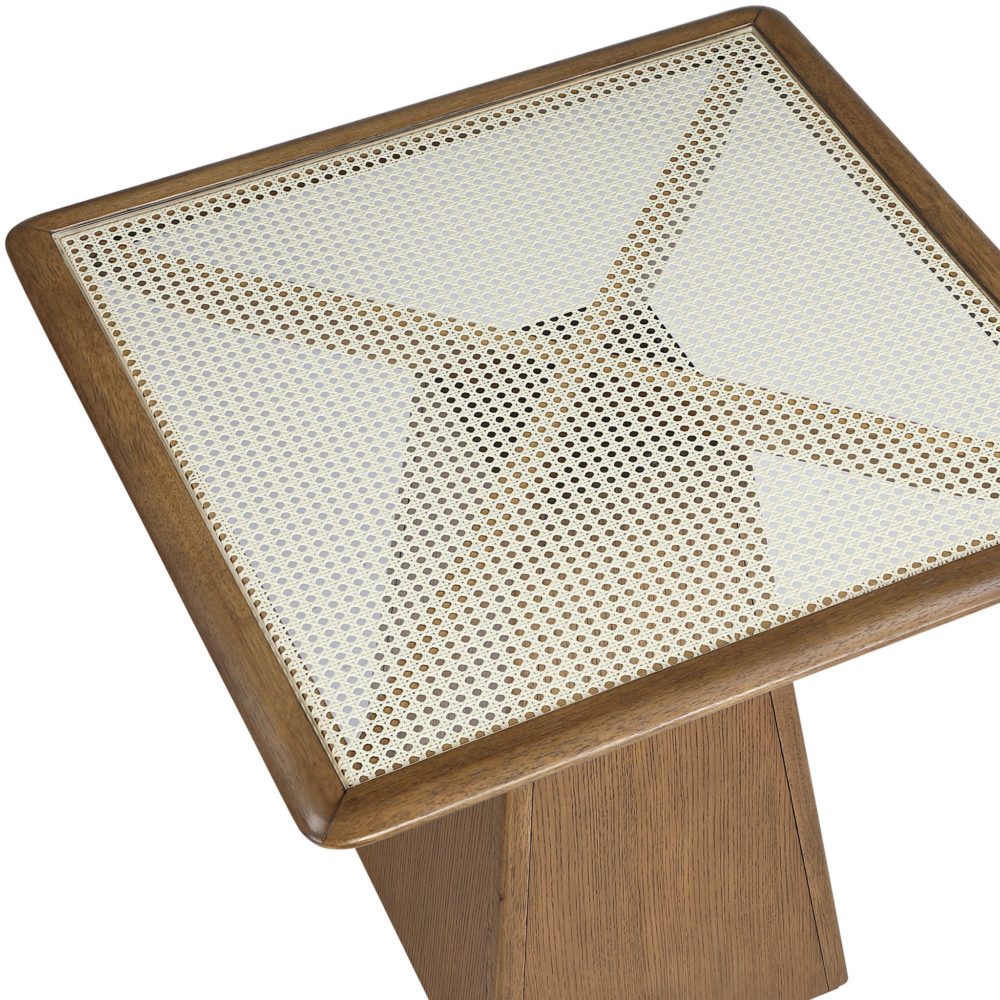 Atrium - Glass Top And Wood Base Dining Table