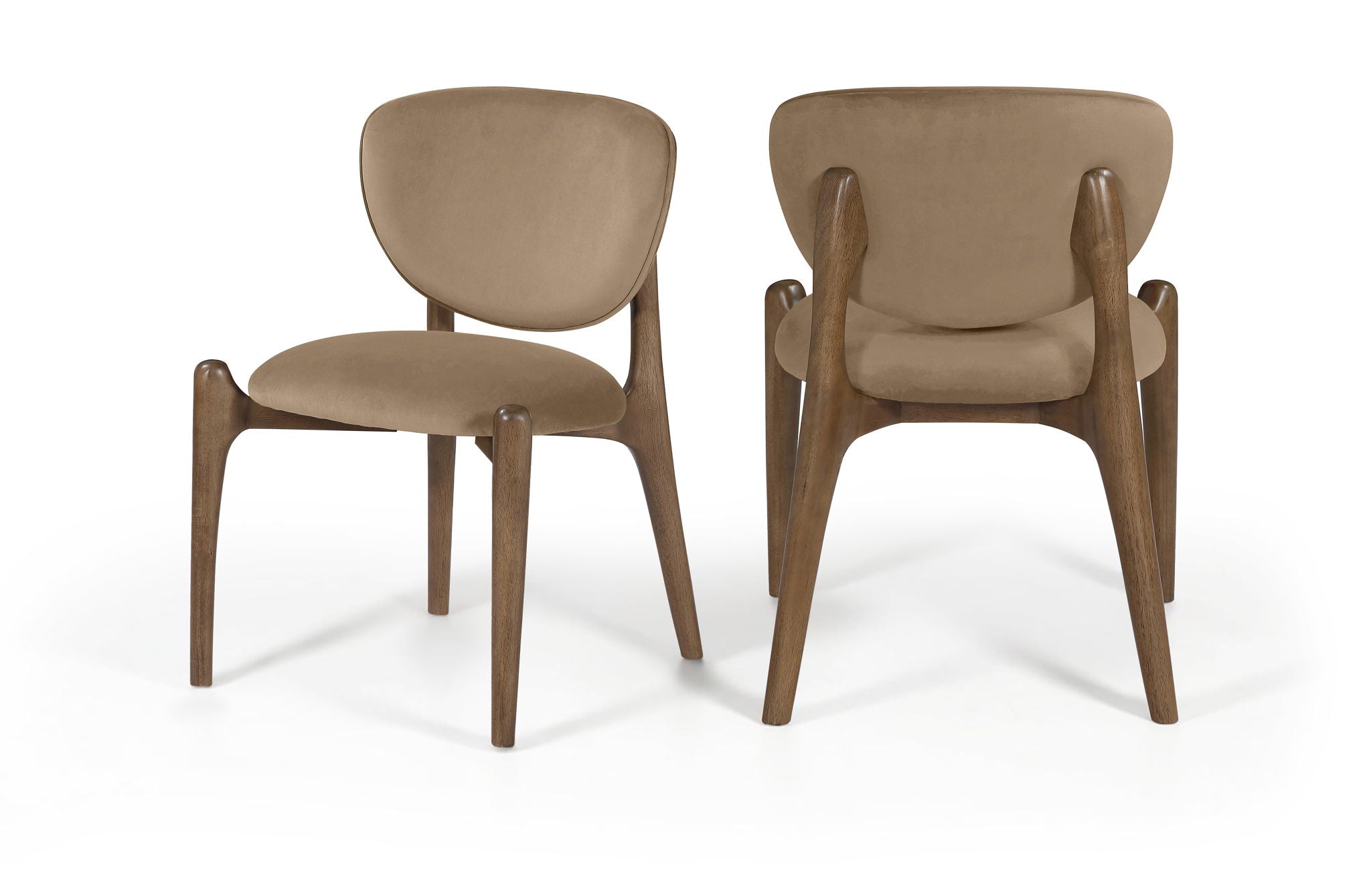 Velora - Upholstered Dining Chair (Set of 2) - Brown Base