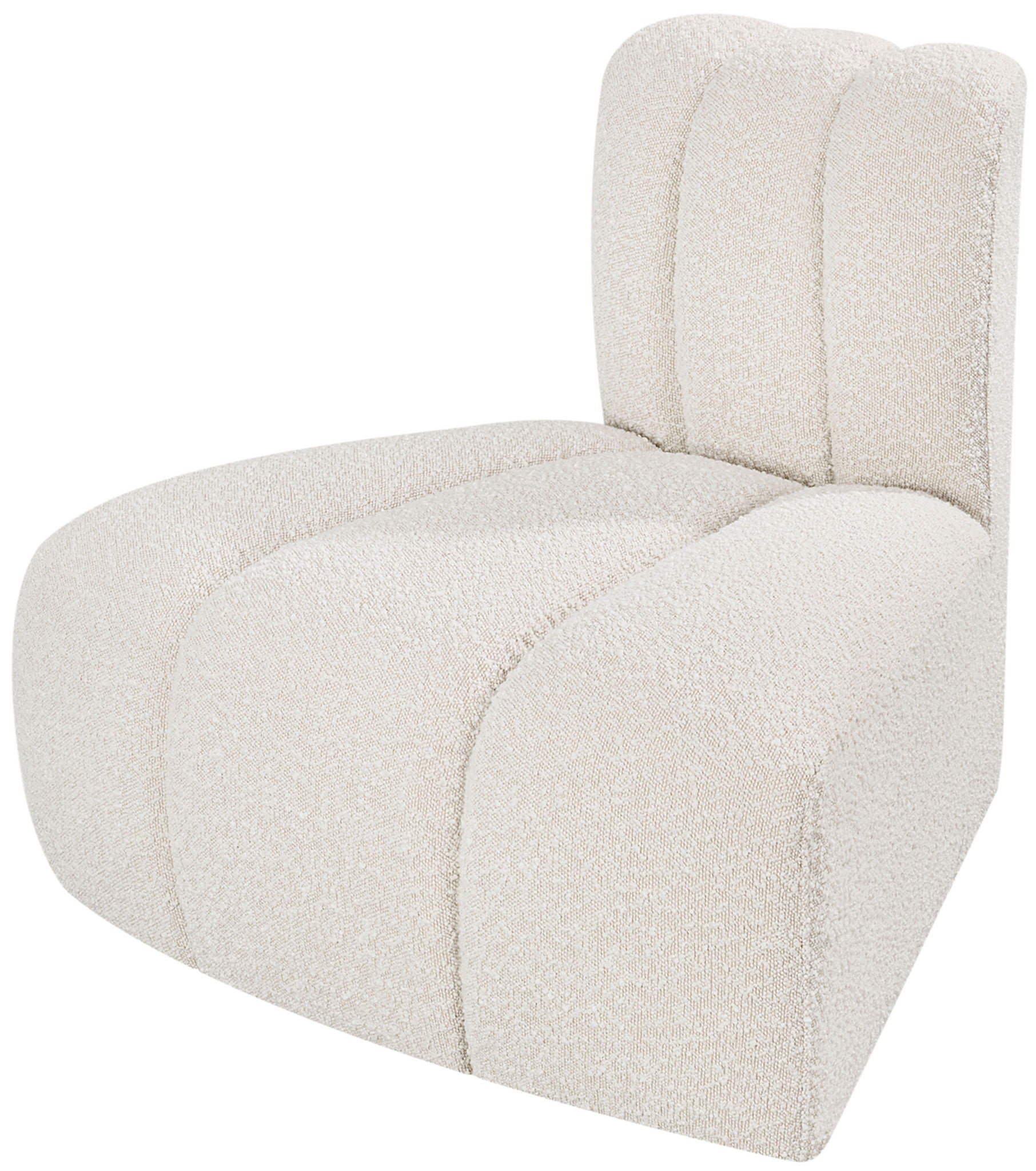 Arc - Boucle Fabric Reverse Corner