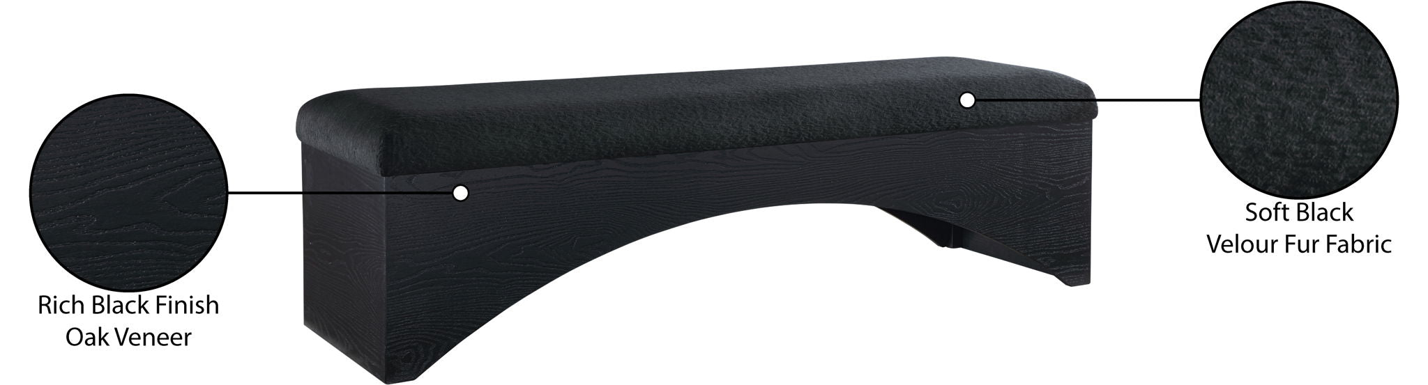 Lawson - Bench With Black Base